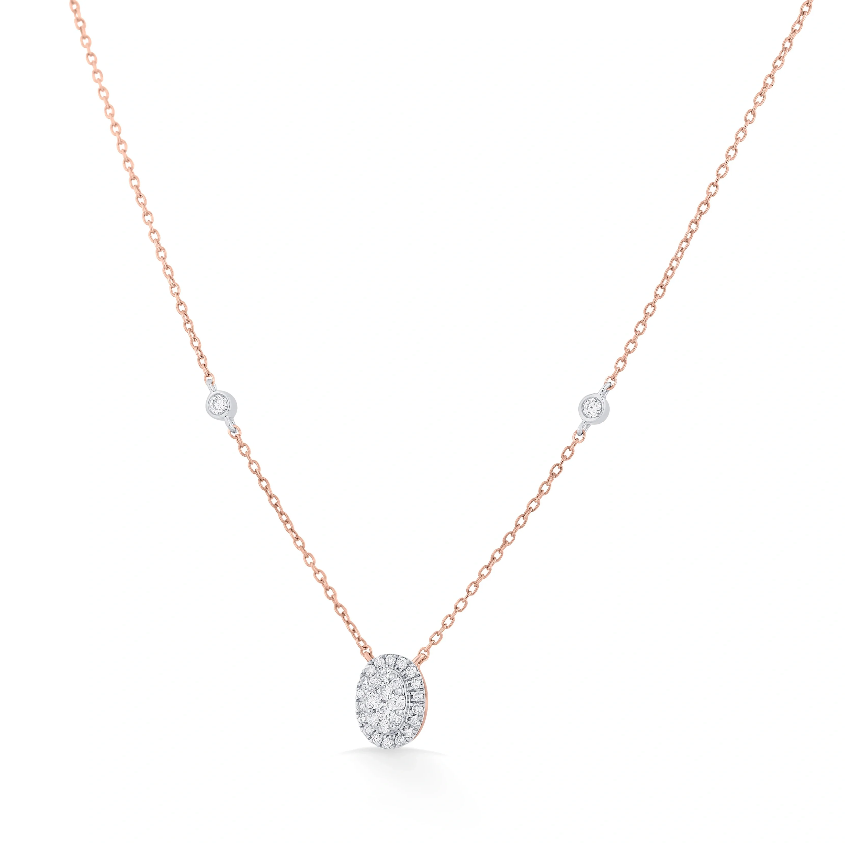 Deck Up Oval Dazzle Luxe Necklace - Image 2