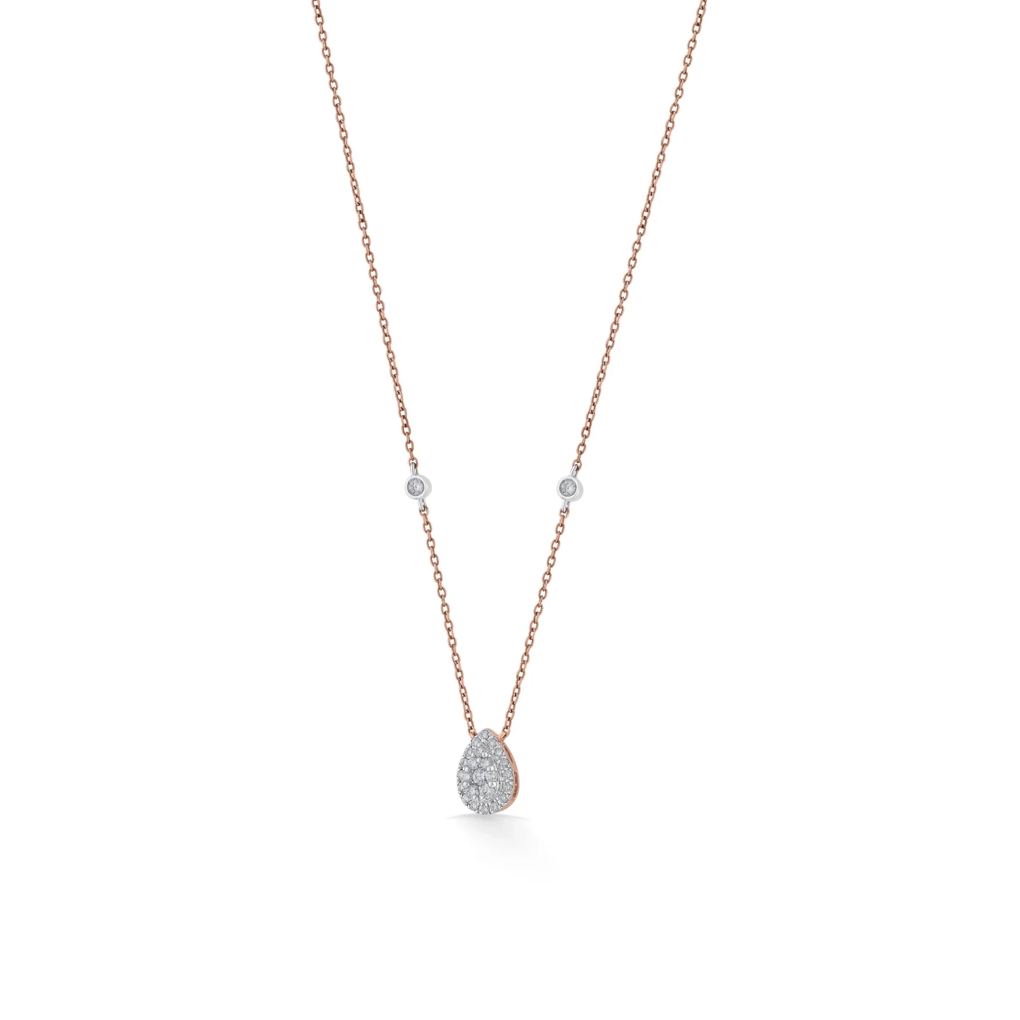 Deck Up Teardrop Dazzle Royale Necklace - Image 3