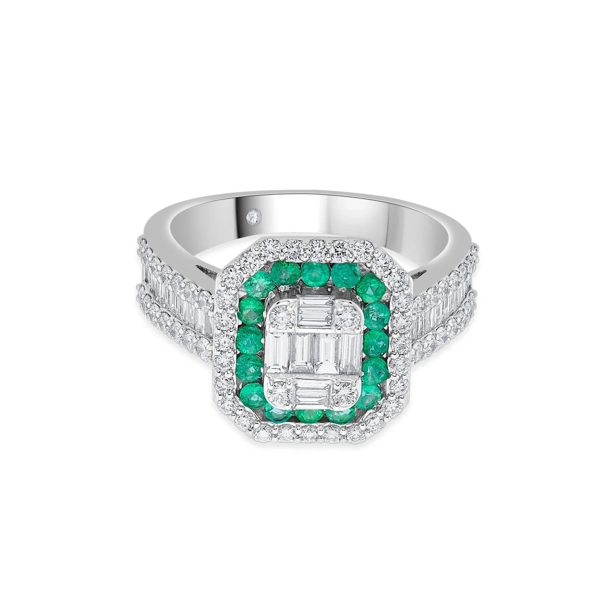 Emerald Dazzle Toren Ring - Image 3