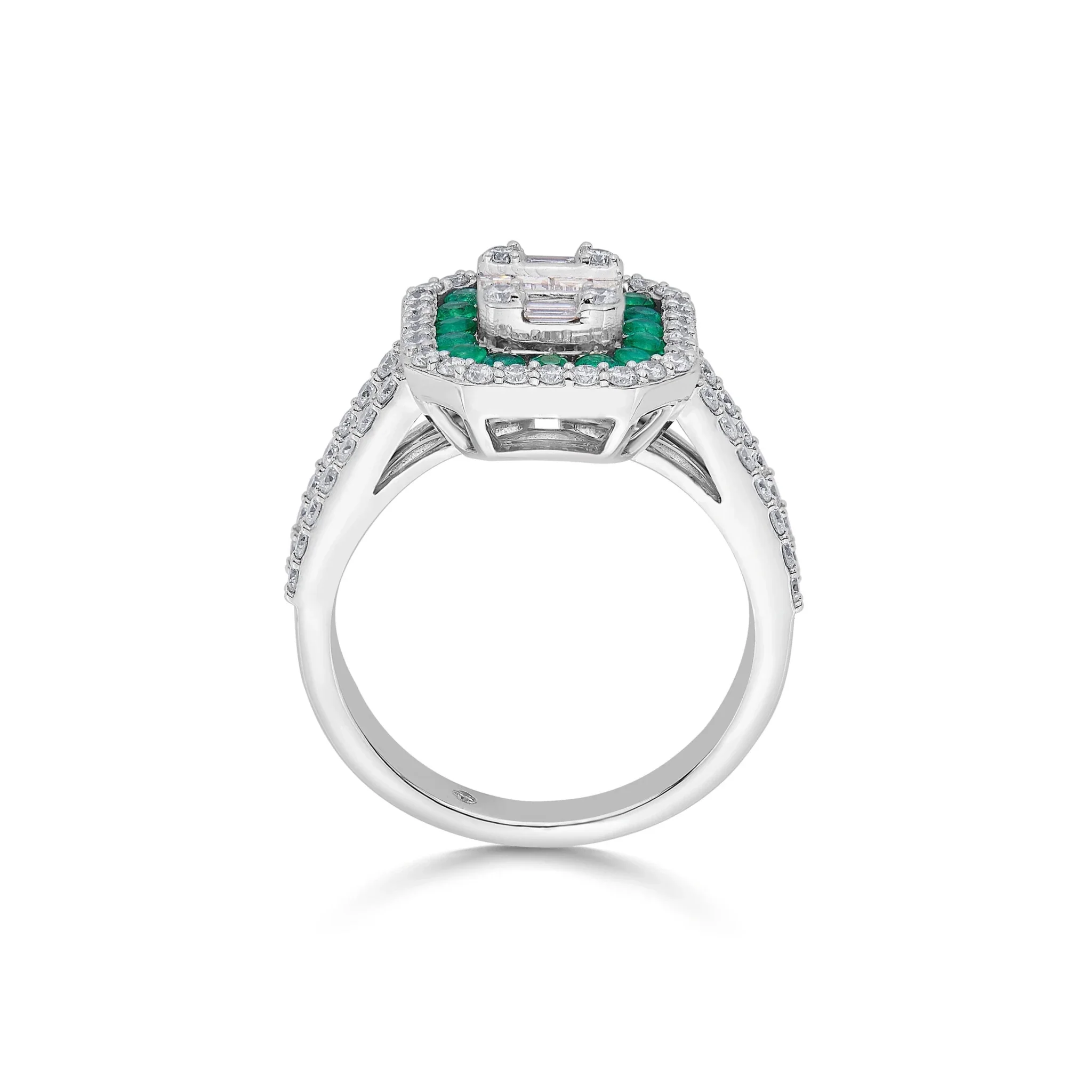 Emerald Dazzle Toren Ring - Image 4