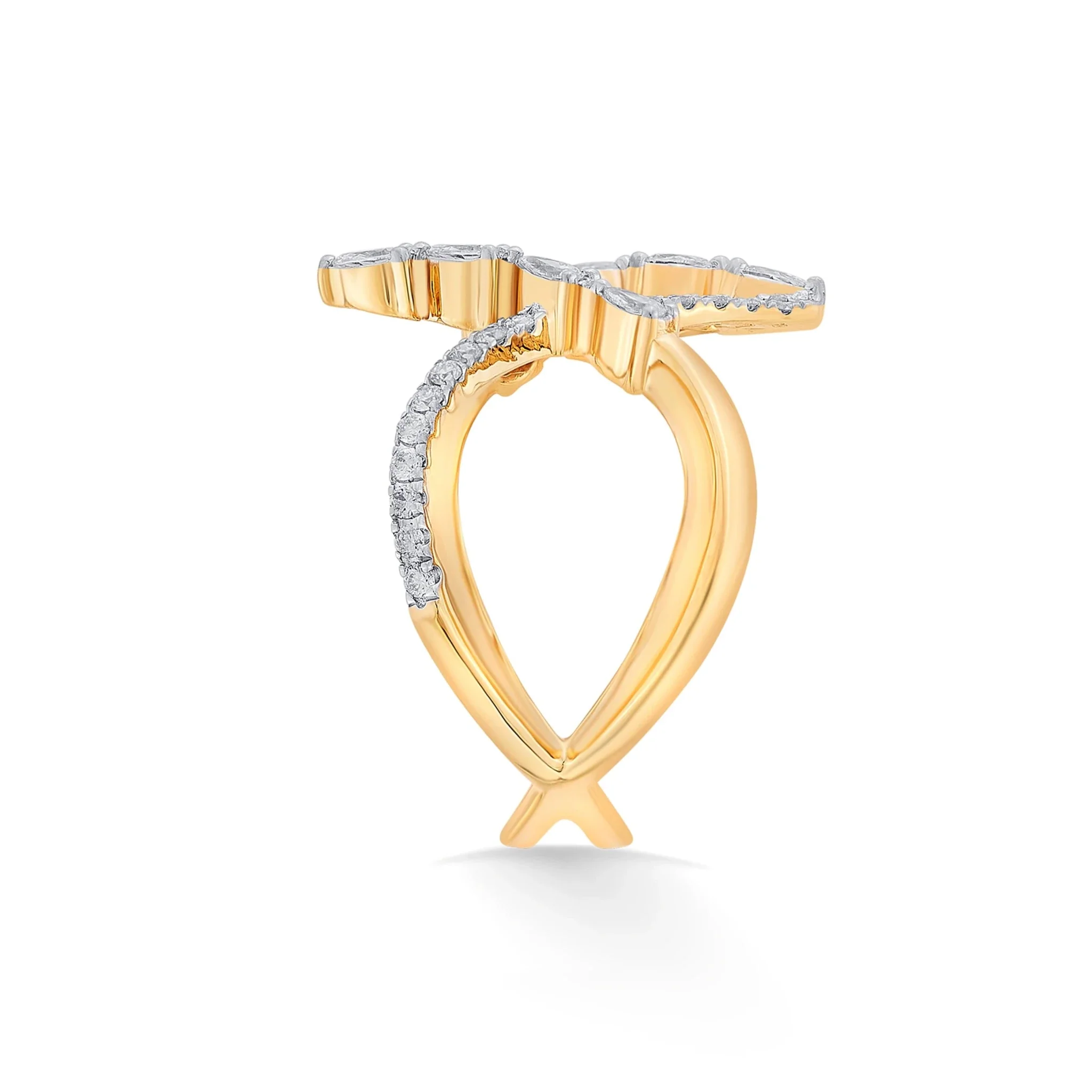 Enchante Cosmic Sparkle Criss-Cross Ring - Image 3
