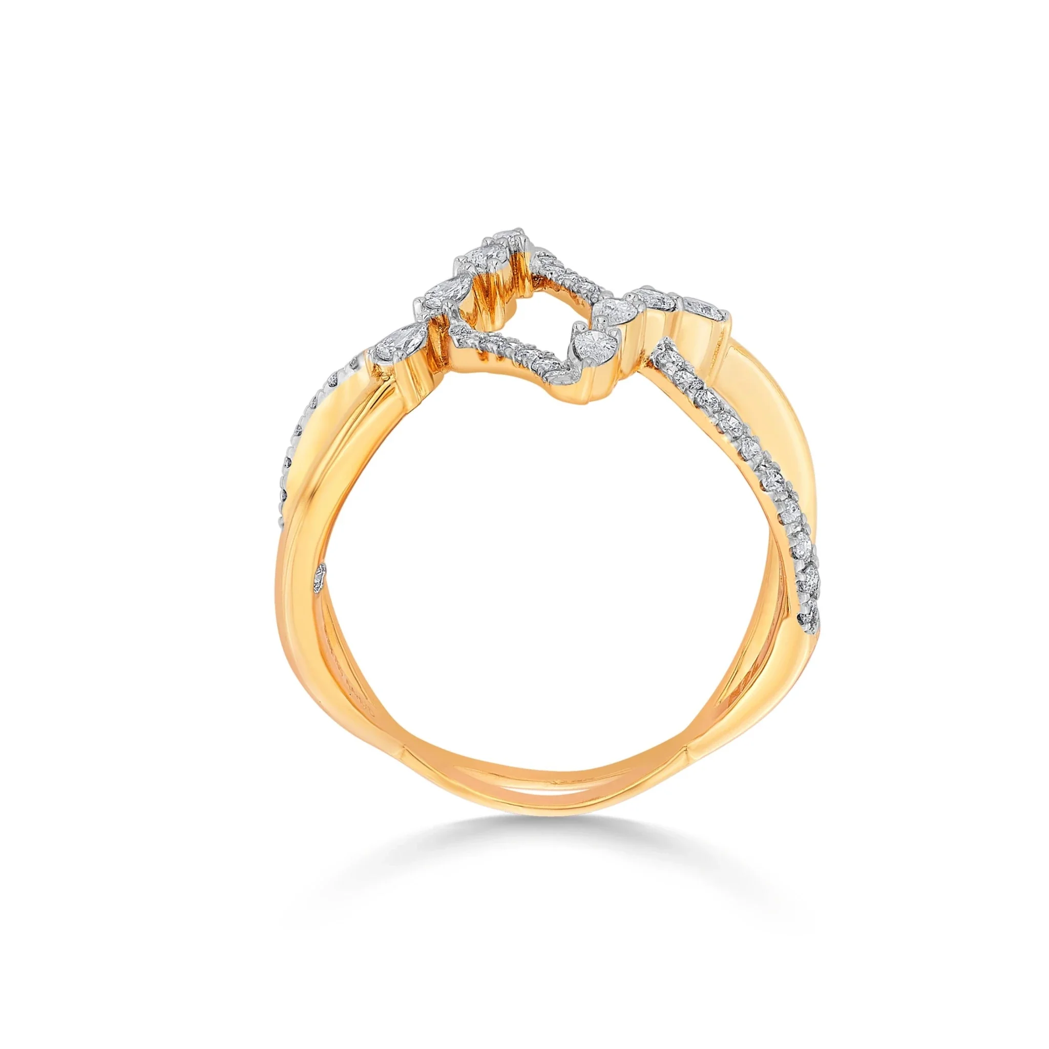 Enchante Cosmic Sparkle Criss-Cross Ring - Image 4