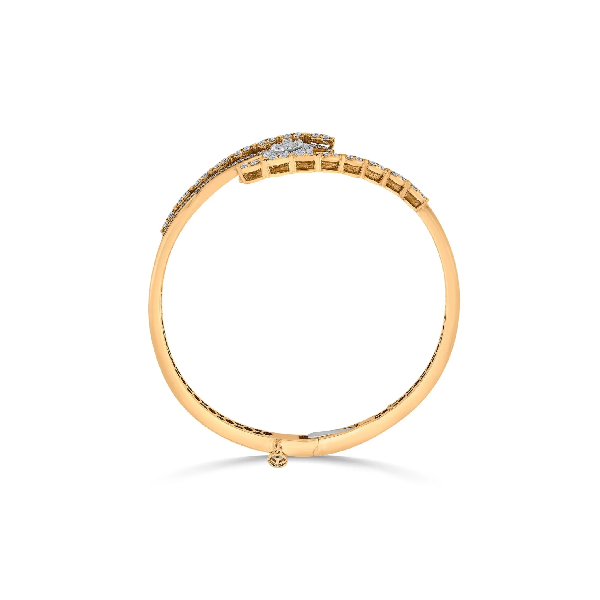Enchante Diamond Crescent Torque Bracelet - Image 3