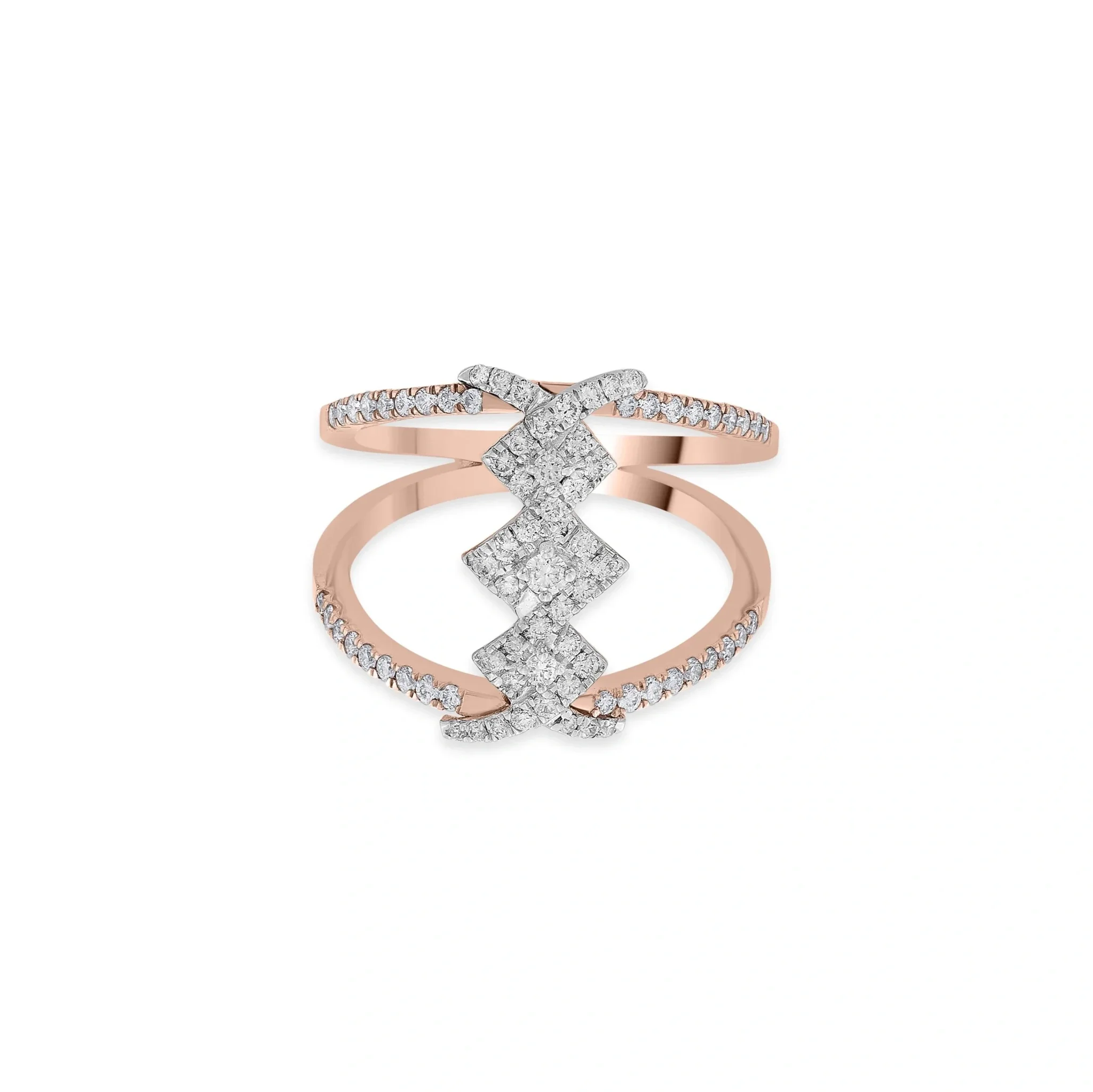 Enchante Floating Diamond Trio Ring - Image 3