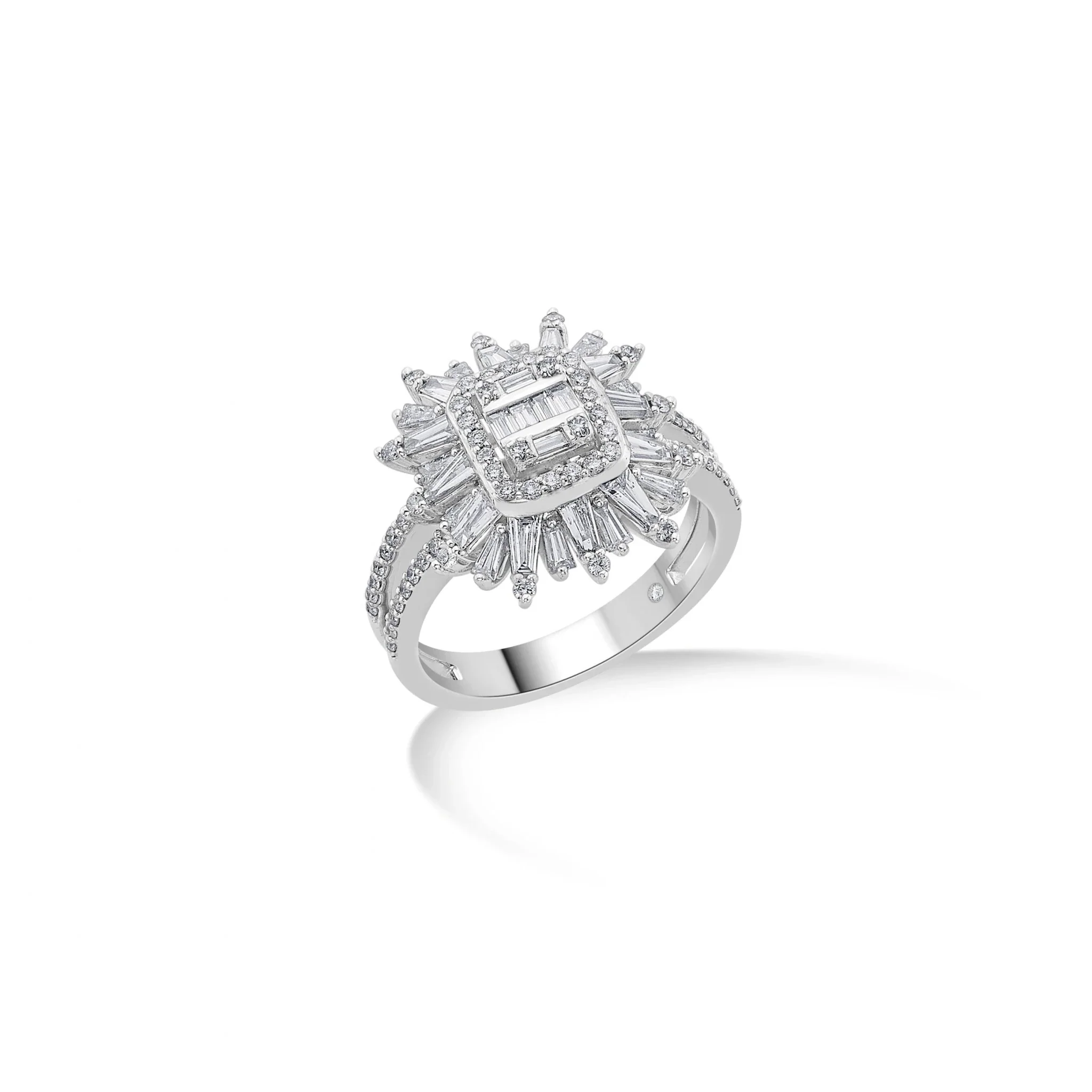 Enchante Imperial Sunburst Diamond Ring