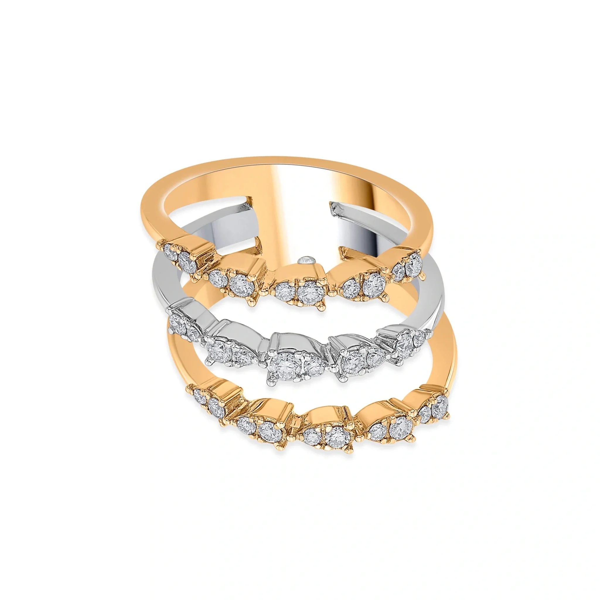 Enchante Intertwined Sparkle Band - Image 3