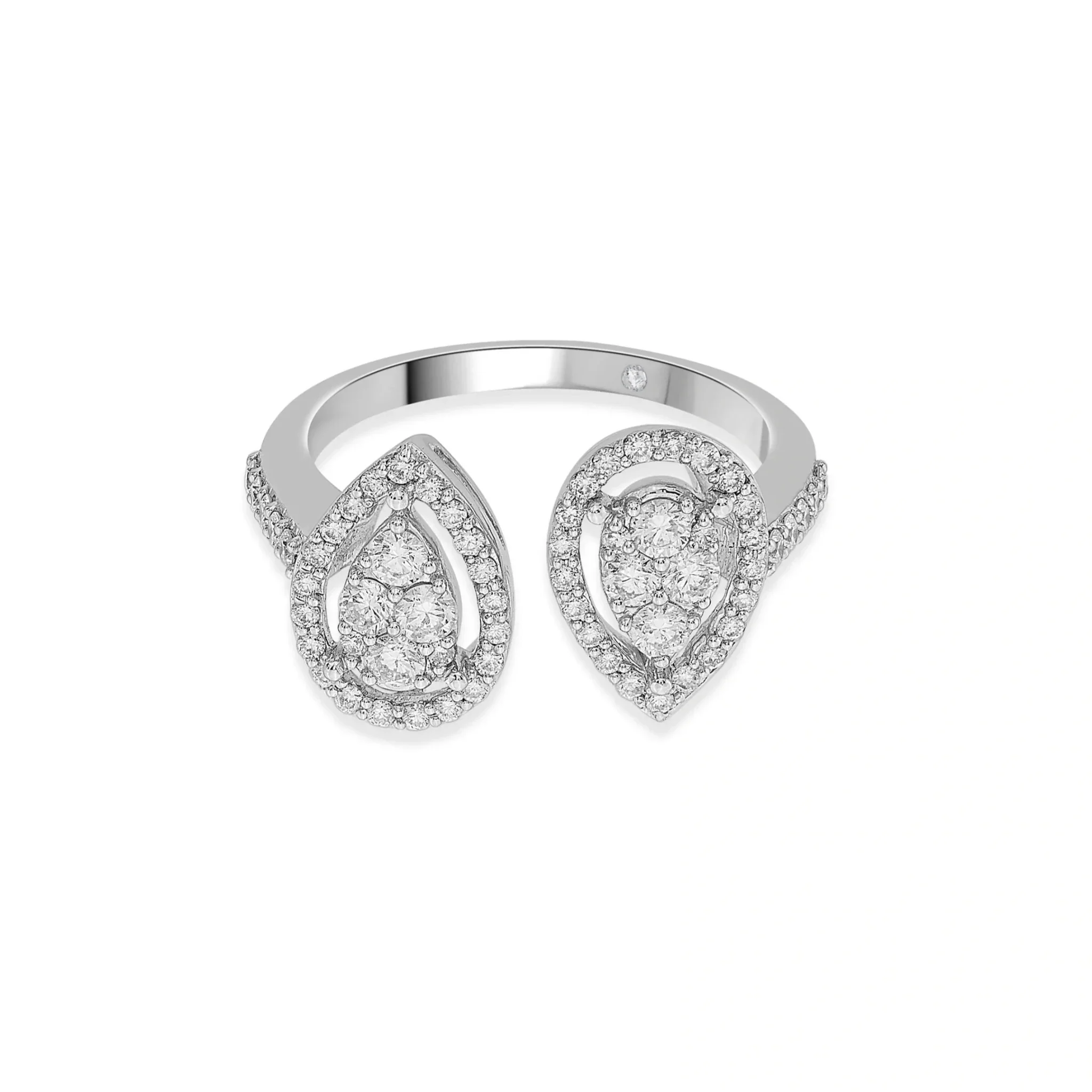 Enchante Lumiere Twin Teardrop Ring - Image 3