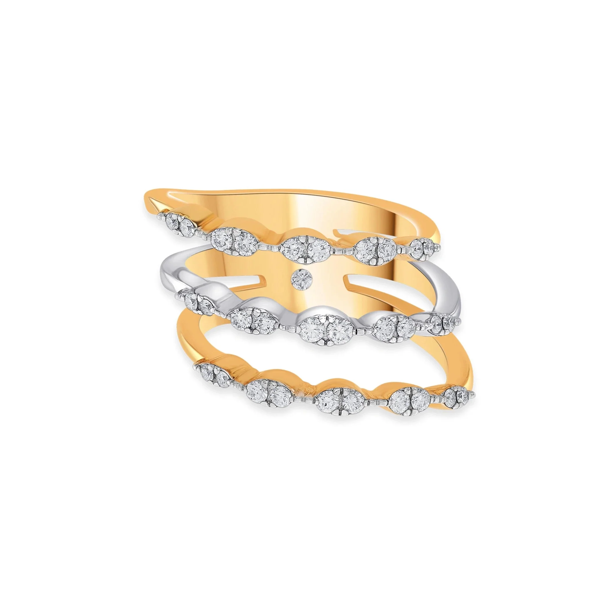 Enchante Luxe Diamond Eye Ring - Image 3