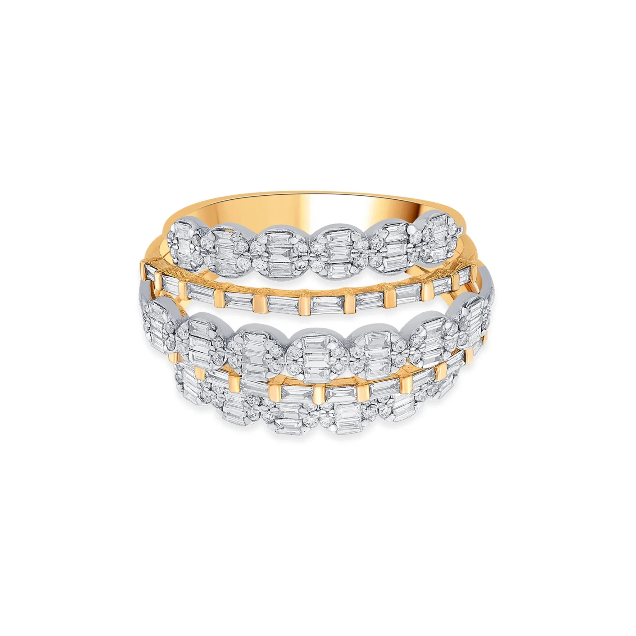 Enchante Majestic Mixed-Cut Stacker Ring - Image 3