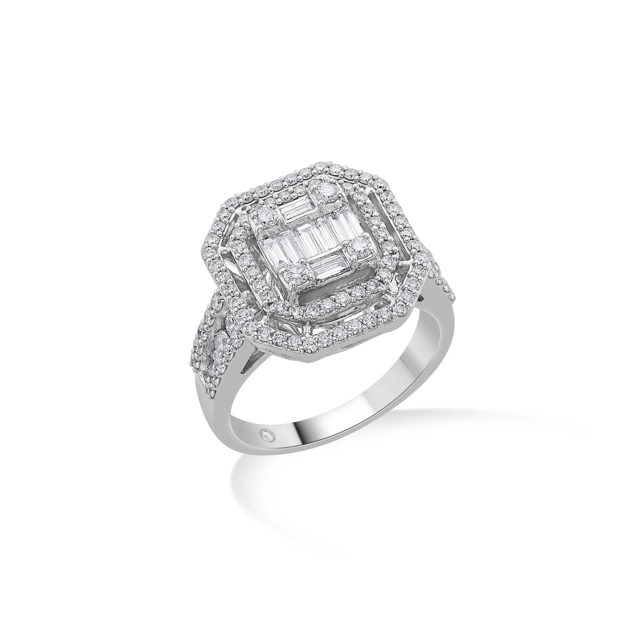 Enchante Radiant Octa Halo Ring