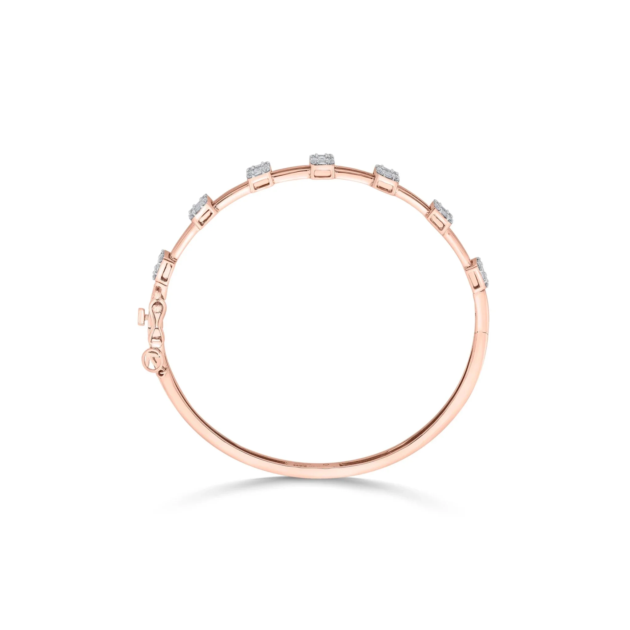 Enchante Rose Sparkle Track Bracelet - Image 4