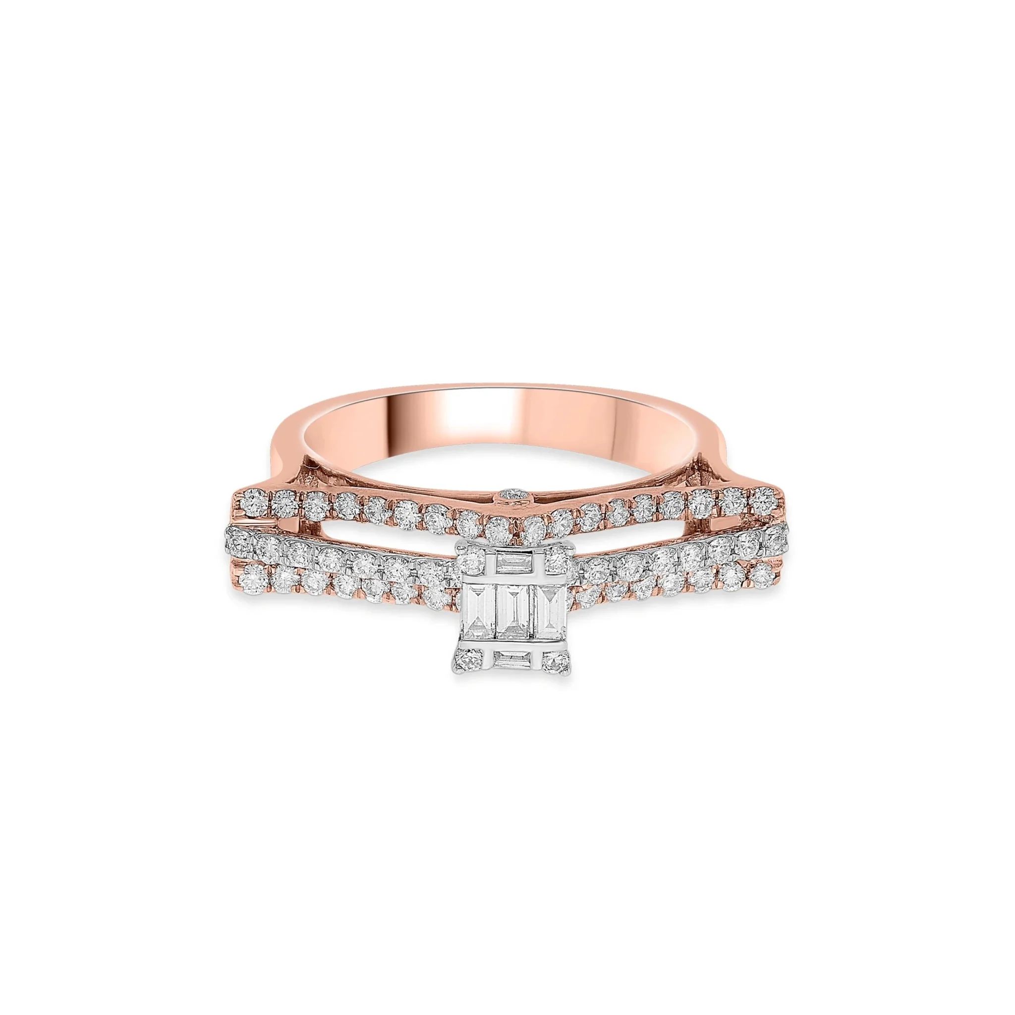 Enchante Royal Diamond Double-Pave Ring - Image 3