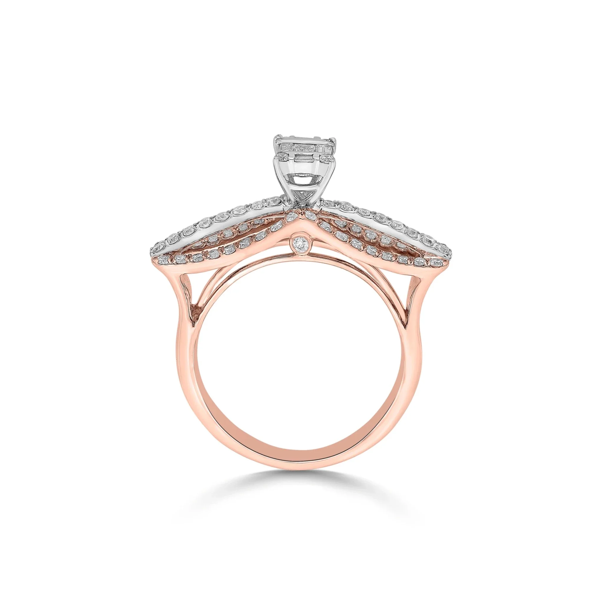 Enchante Royal Diamond Double-Pave Ring - Image 4