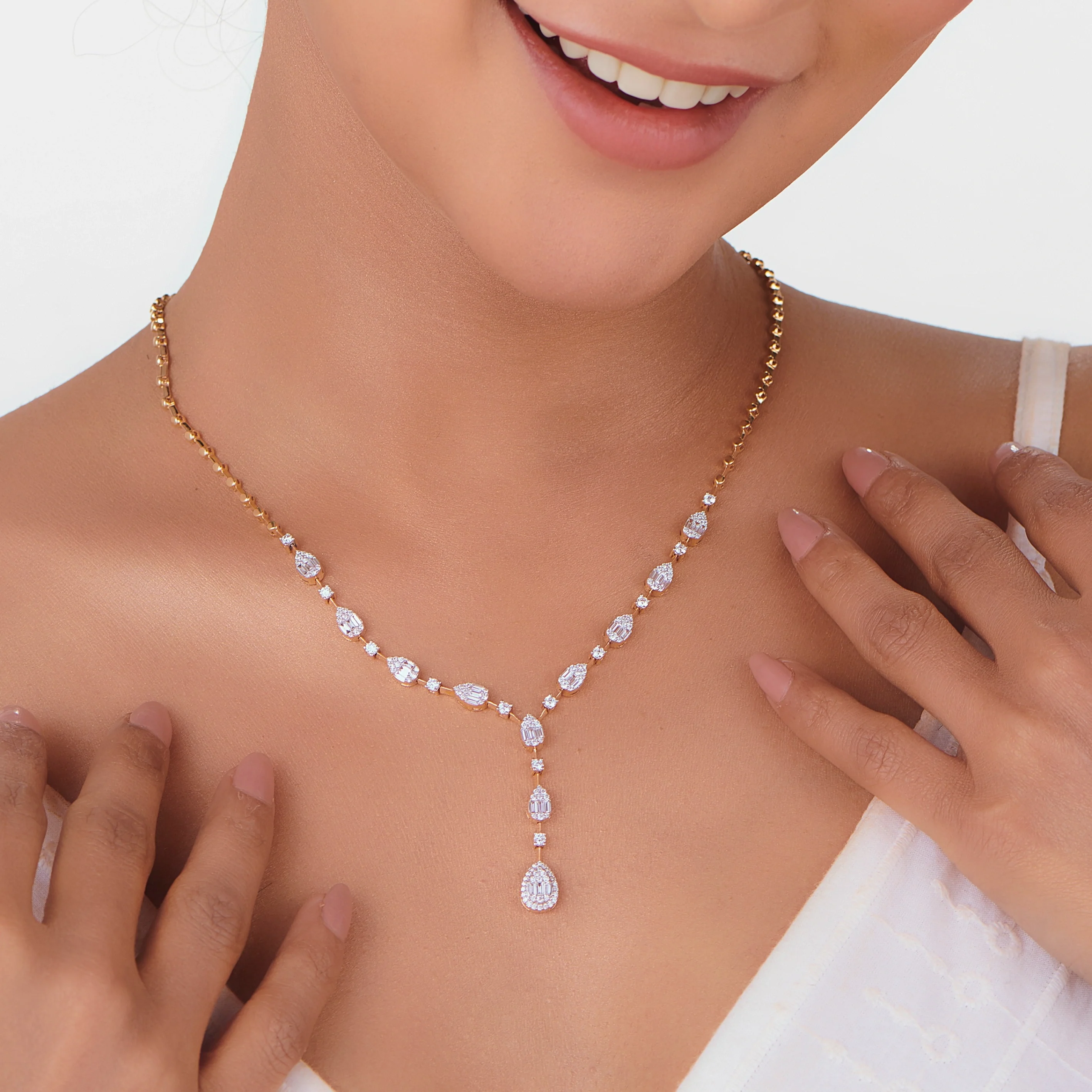 Enchante Teardrop Royale Necklace - Image 2