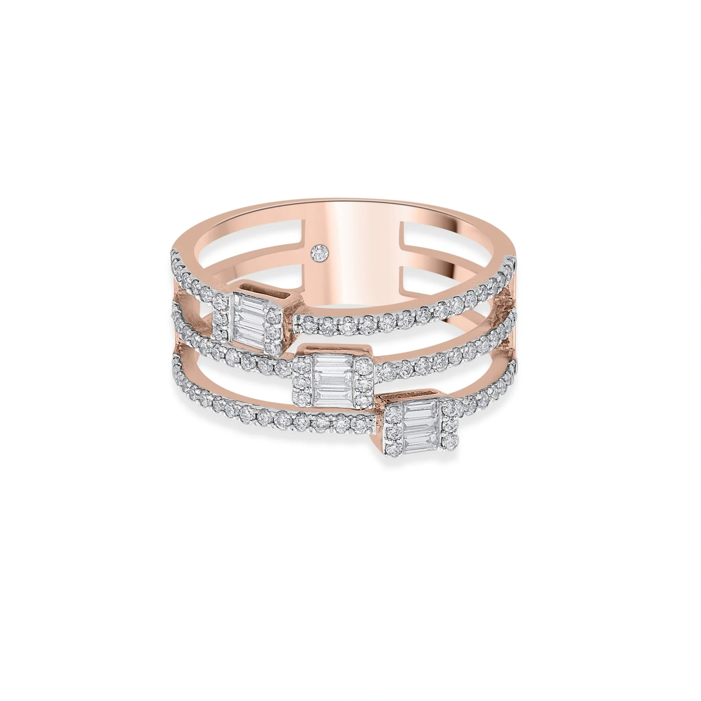 Enchante Triad Baguette Luxe Ring - Image 3