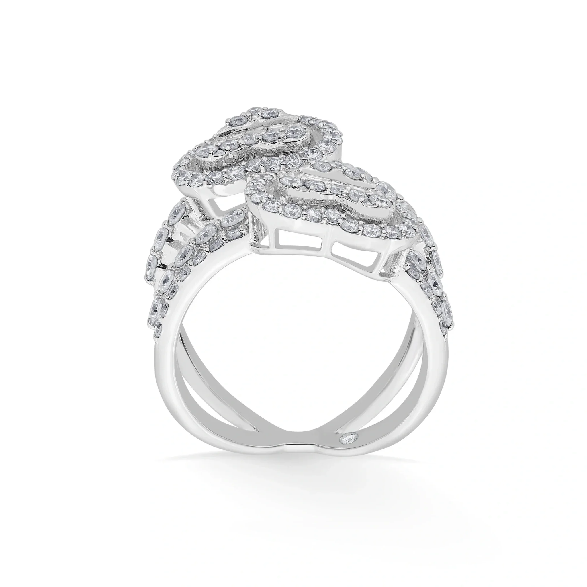 Enchante Twin Teardrop Baguette Ring - Image 5