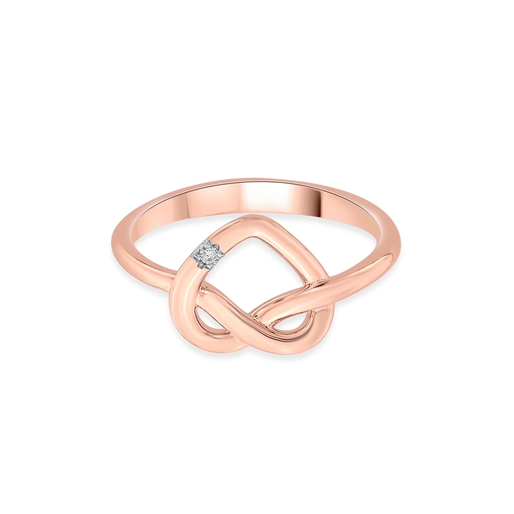Eternal Knot Diamond Ring - Image 2