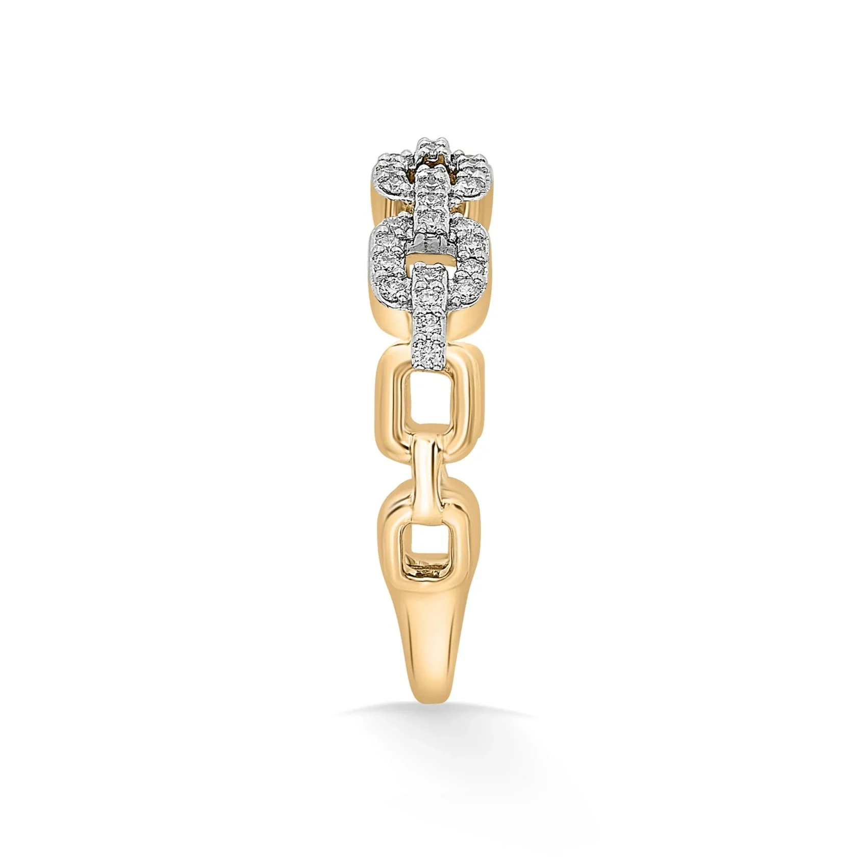Golden Link Luxe Cuban Ring - Image 5