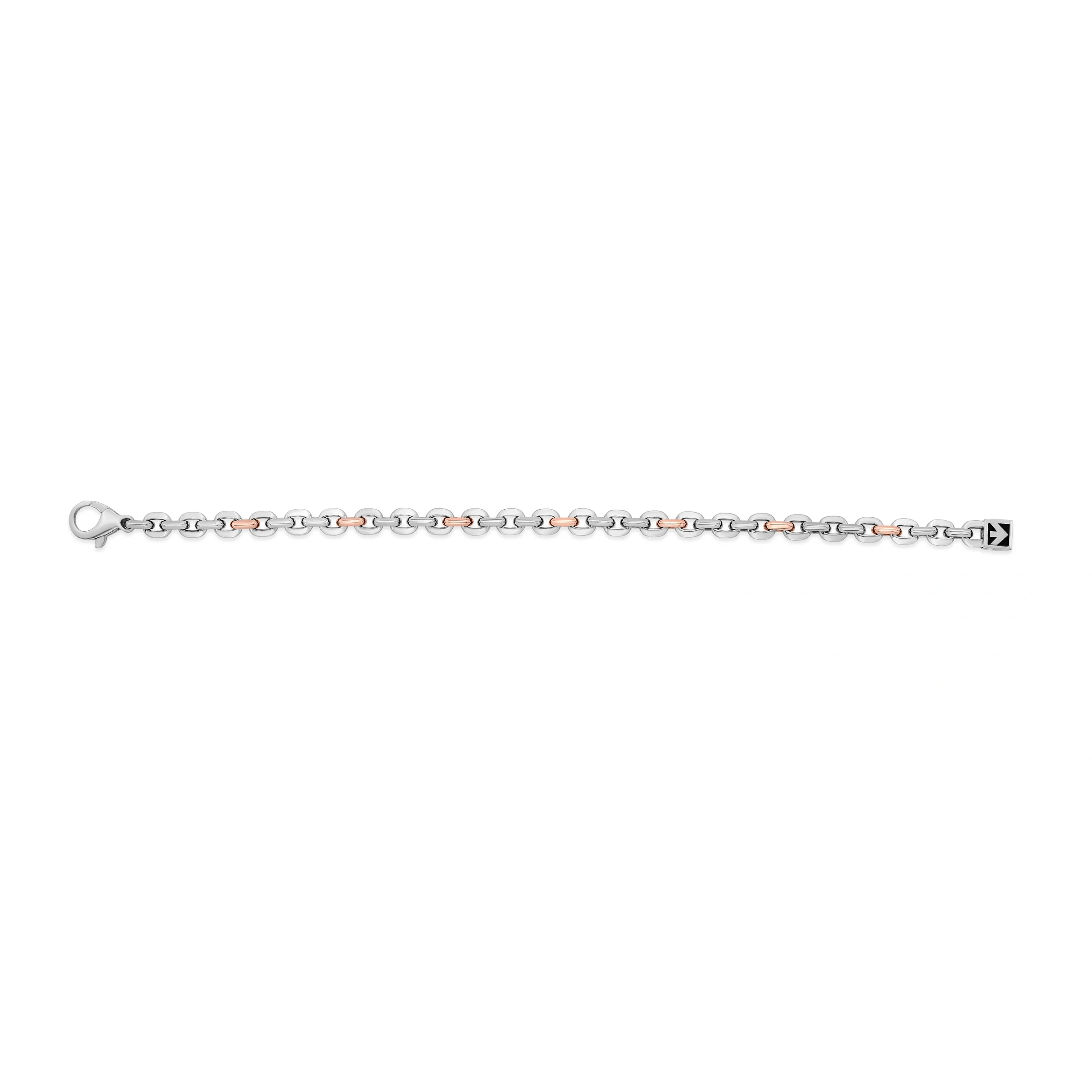 Hugo Dual Tone Link Charm Bracelet - Image 3