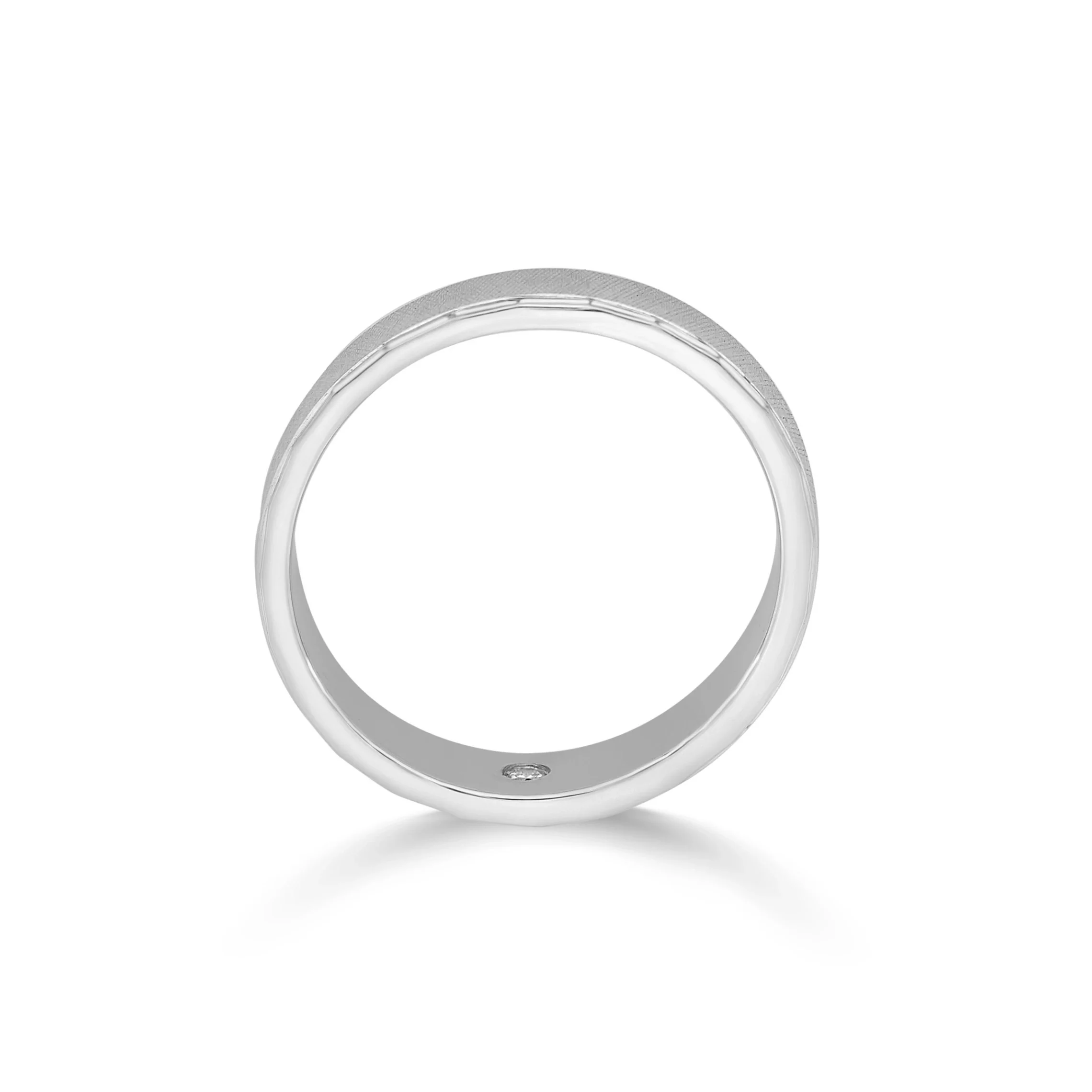 Hugo Eternal Frost Textured Ring - Image 5