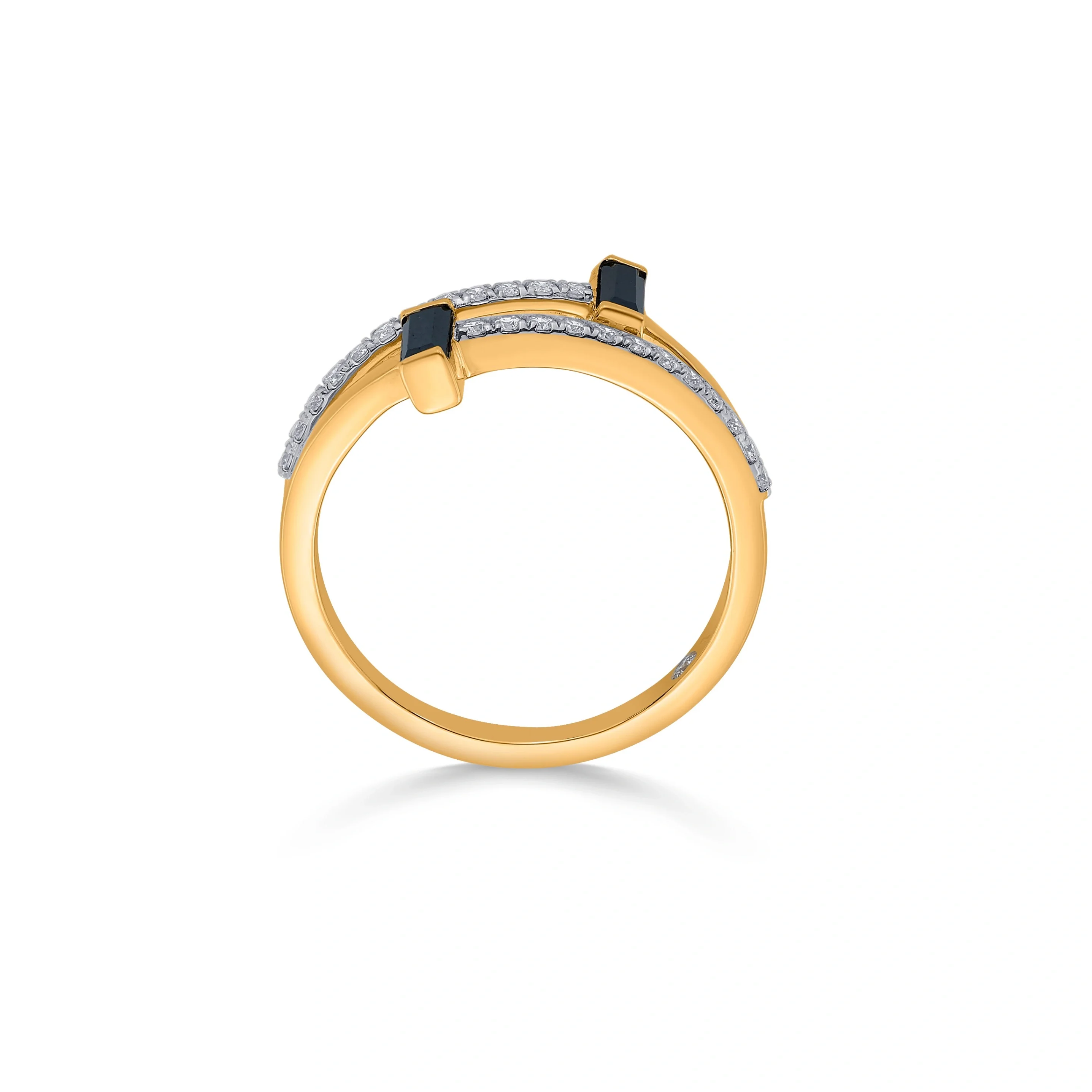 Kismet Obsidian Grace Wrap Ring - Image 4