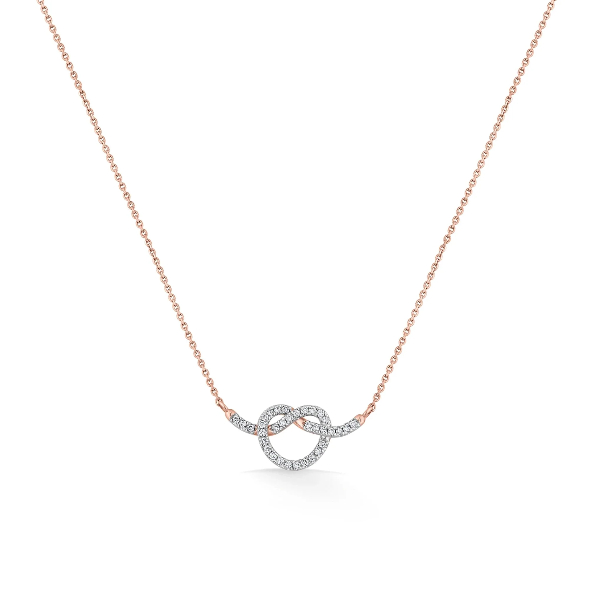 Love Knot Diamond Embrace Luxe Pendant - Image 3