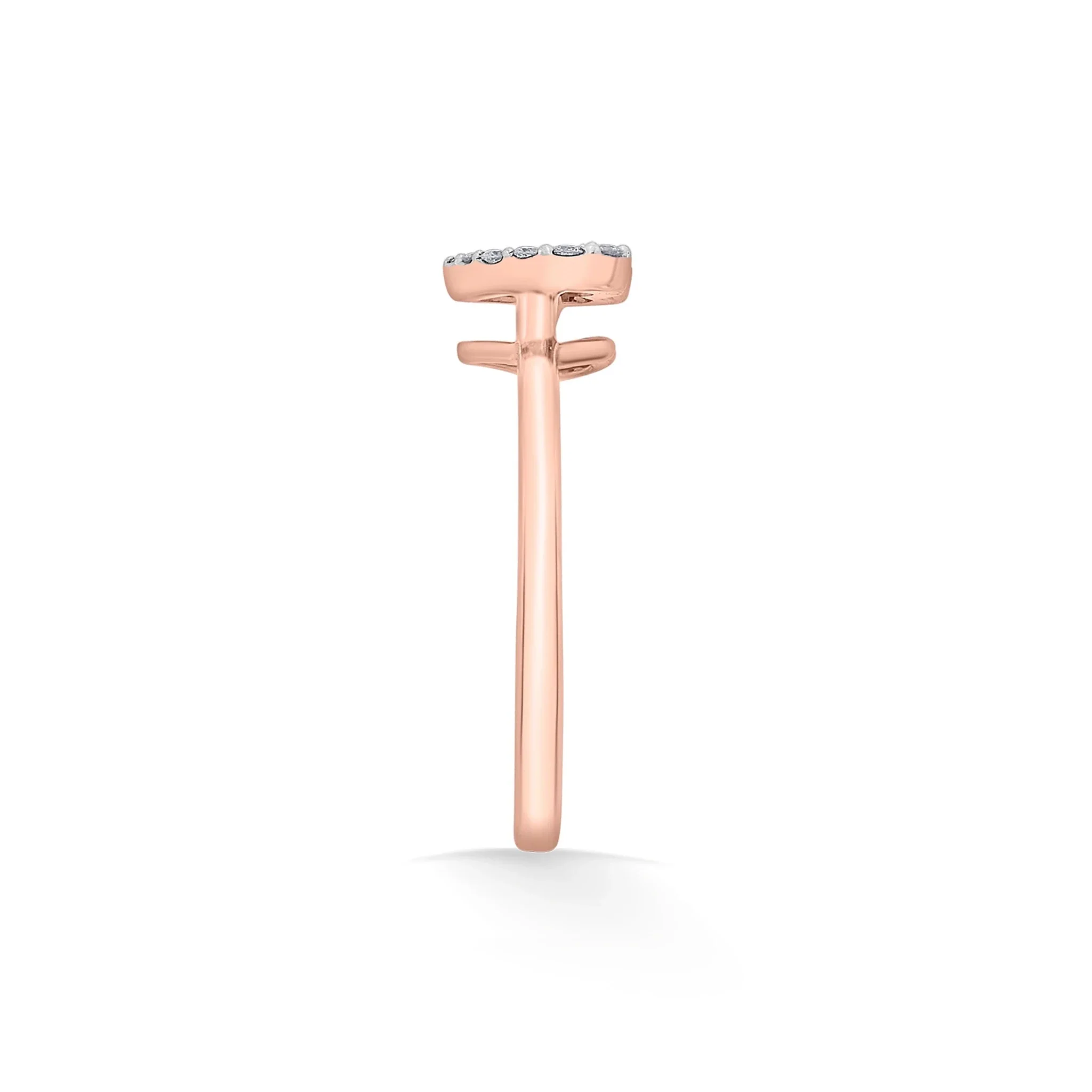 Love Knot Diamond Whisper Heart Ring - Image 5