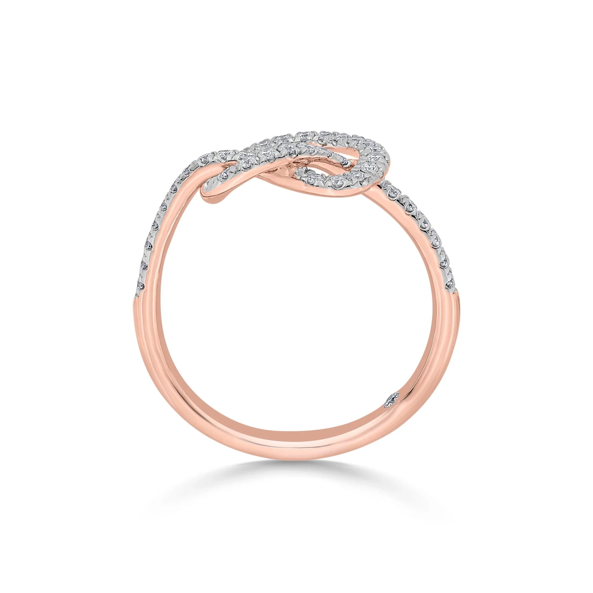 Love Knot Infinity Spark Diamond Ring - Image 3