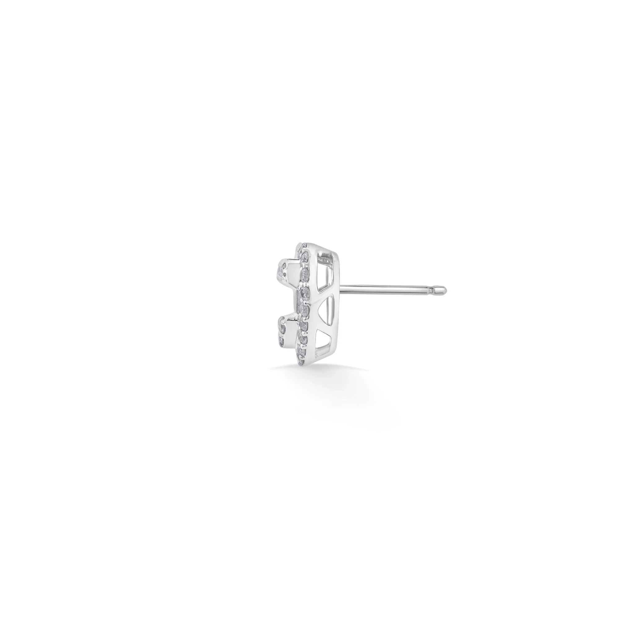 Love Knot Sparkling Amour Studs - Image 4