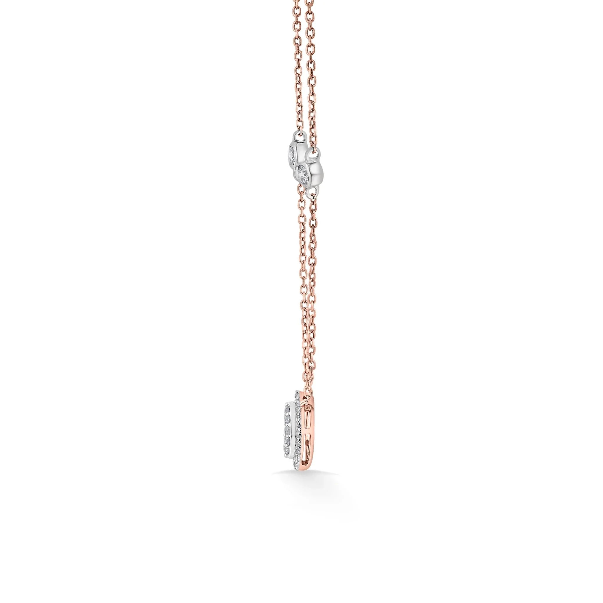 Marquise Mirage Diamond Deck Up Necklace - Image 4