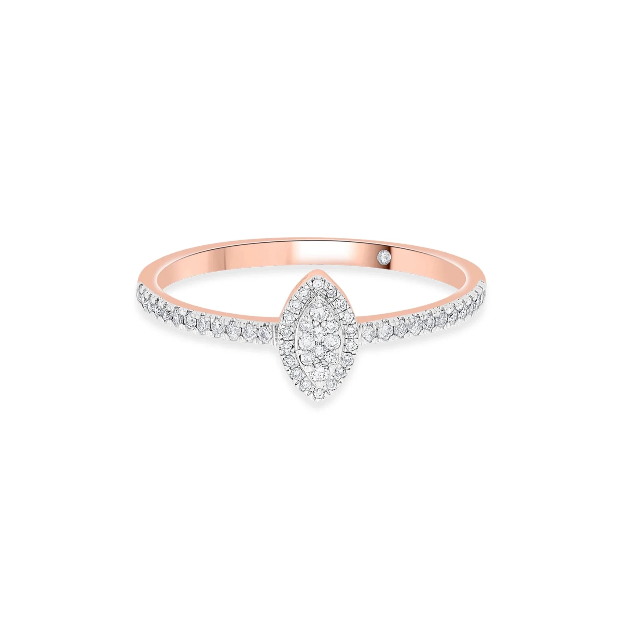 Marquise Mystique Halo Ring - Image 3