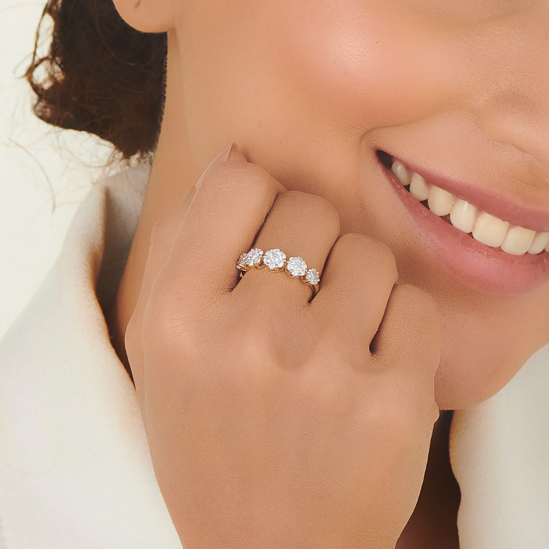 Meta Golden Bloom Ring - Image 2