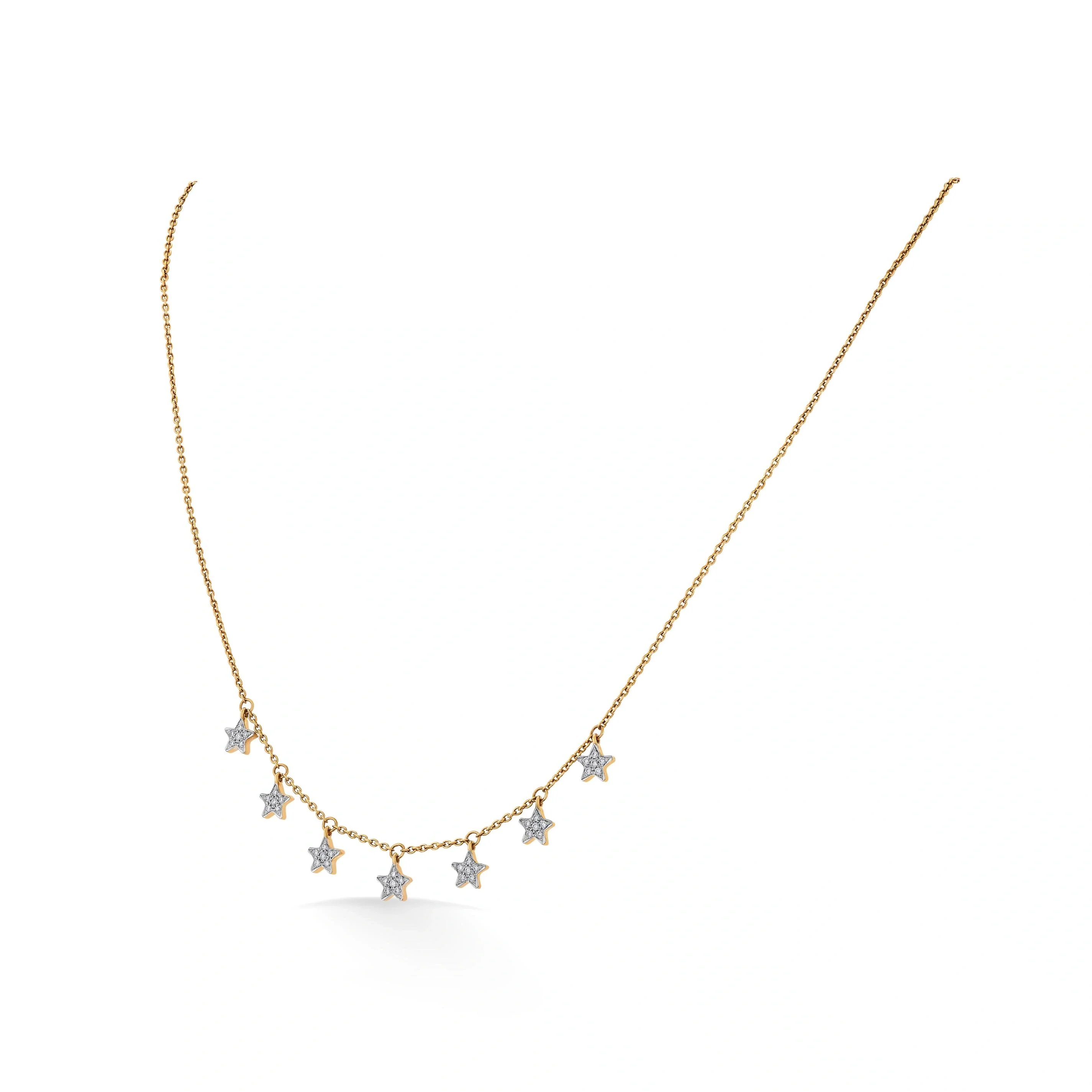 Quirky Celestial Charm Cascade Necklace - Image 2