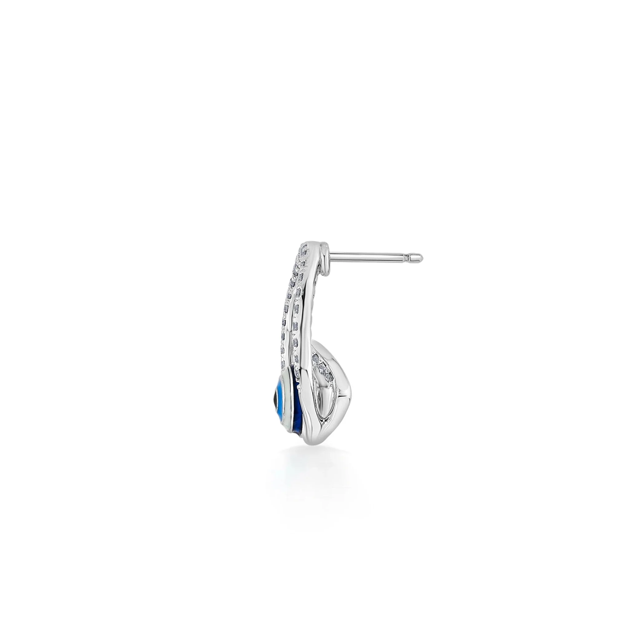 Quirky Evil Eye Halo Studs - Image 3