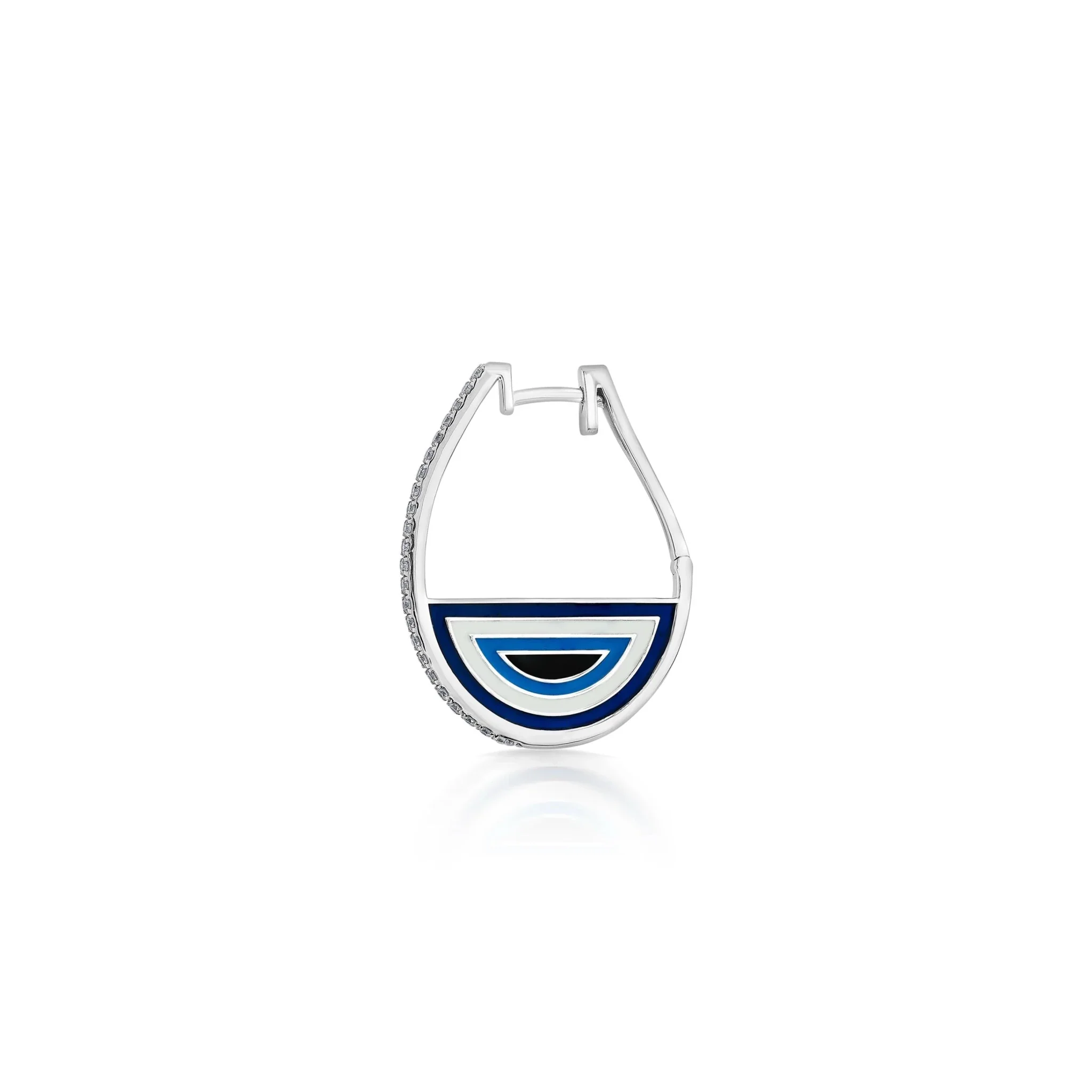 Quirky Sleek Spark Linear Hoops - Image 3