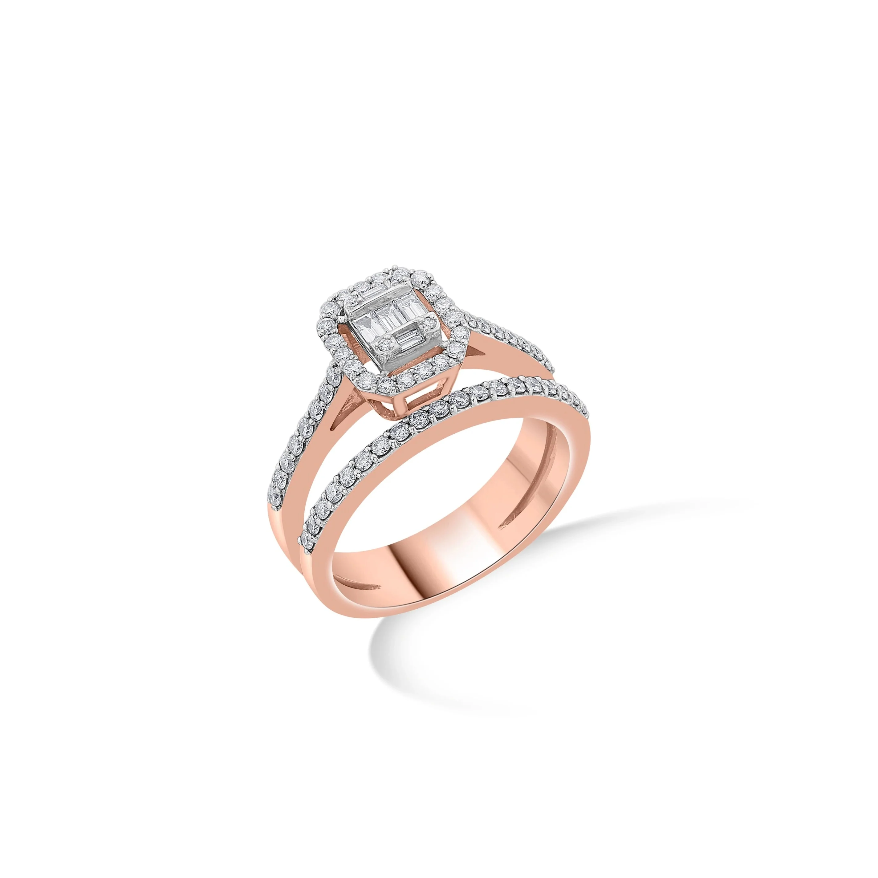 Regal Enigma Halo Ring