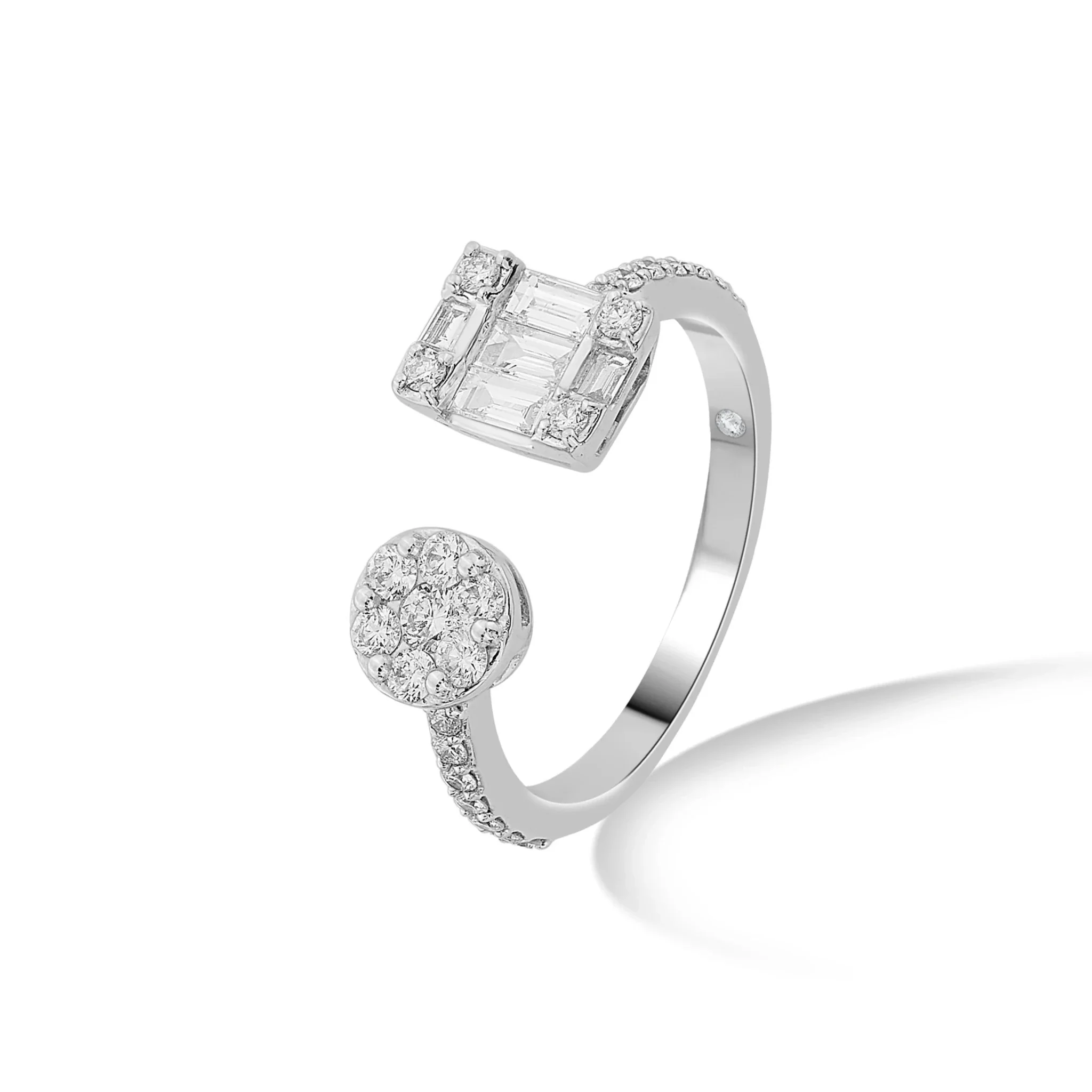 Rose Baguette Spark Luxe Ring