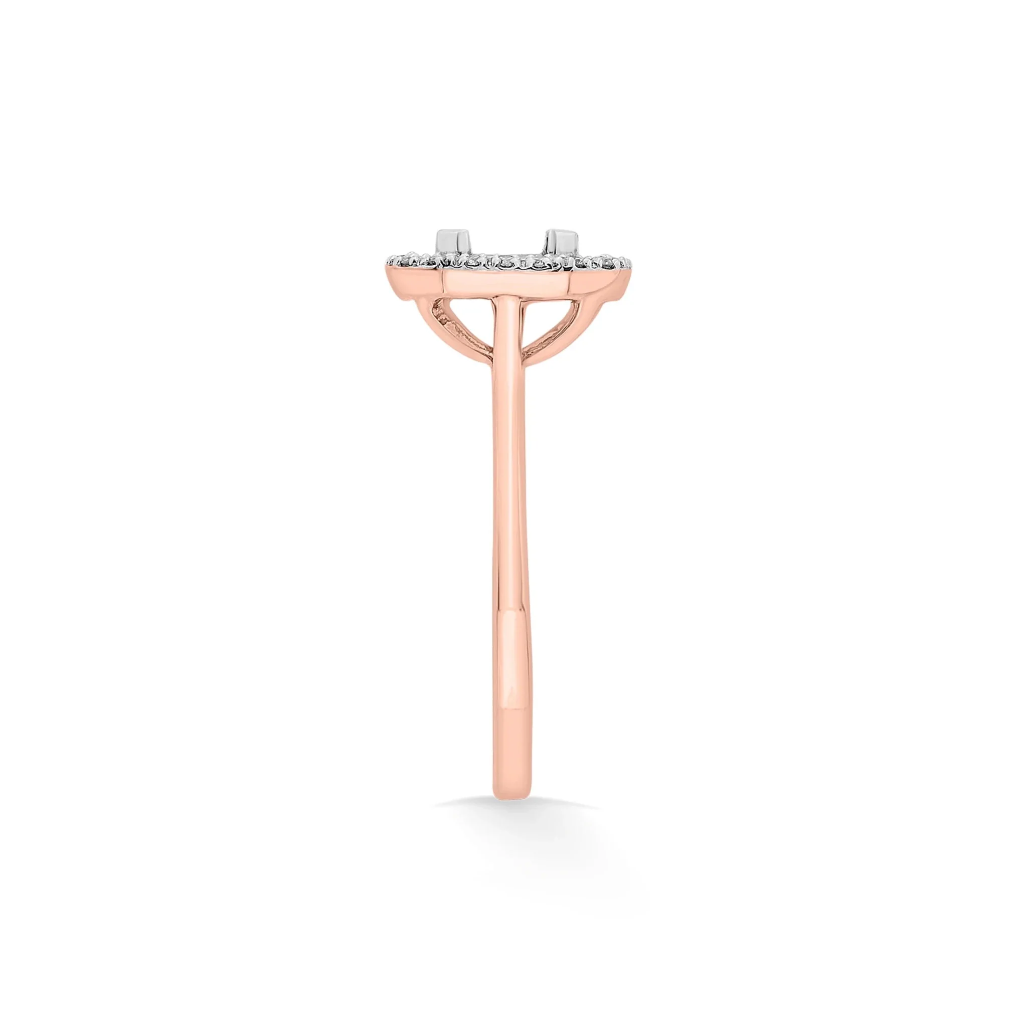 Rose Eclat Halo Ring - Image 5