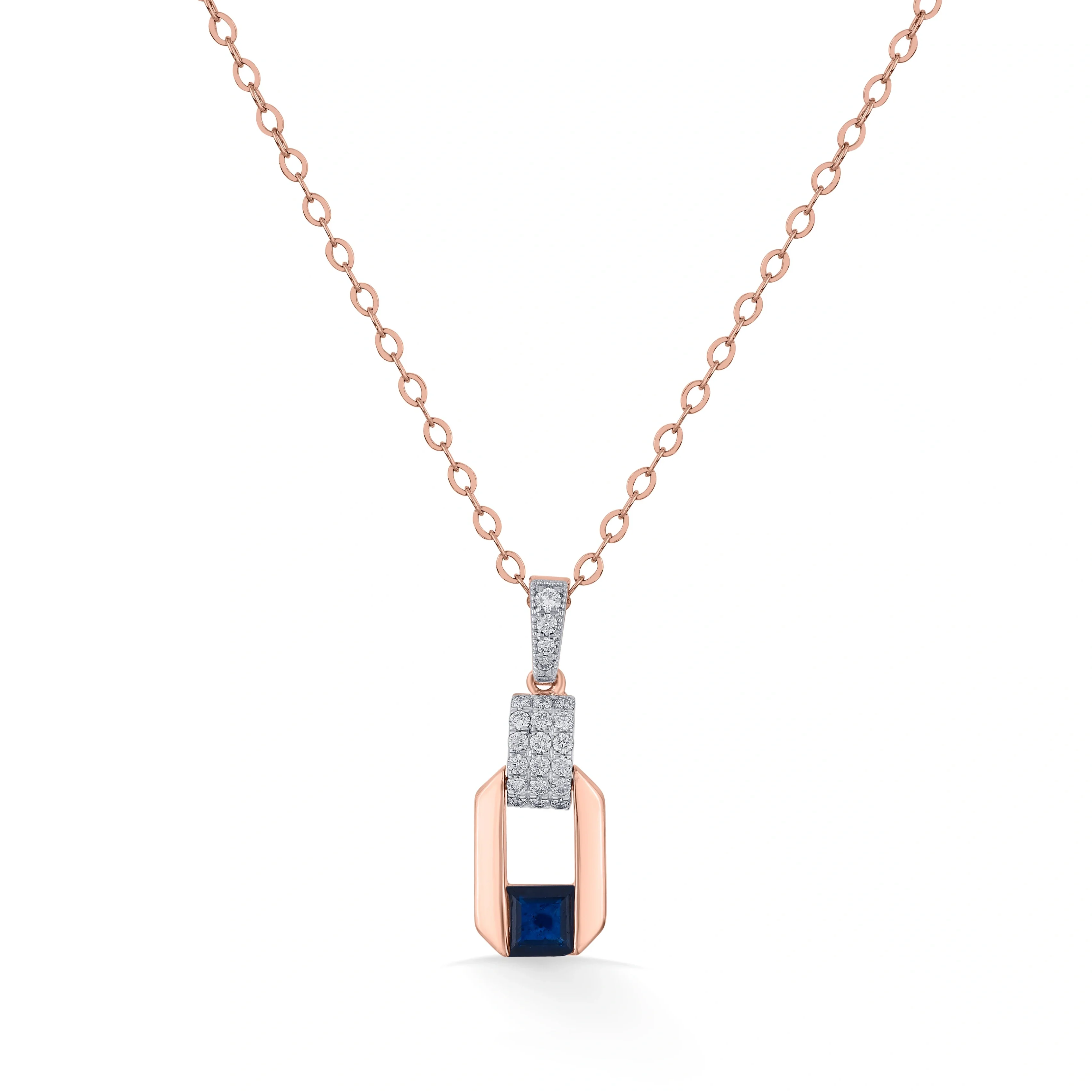 Sapphire Prism Luxe Pendant