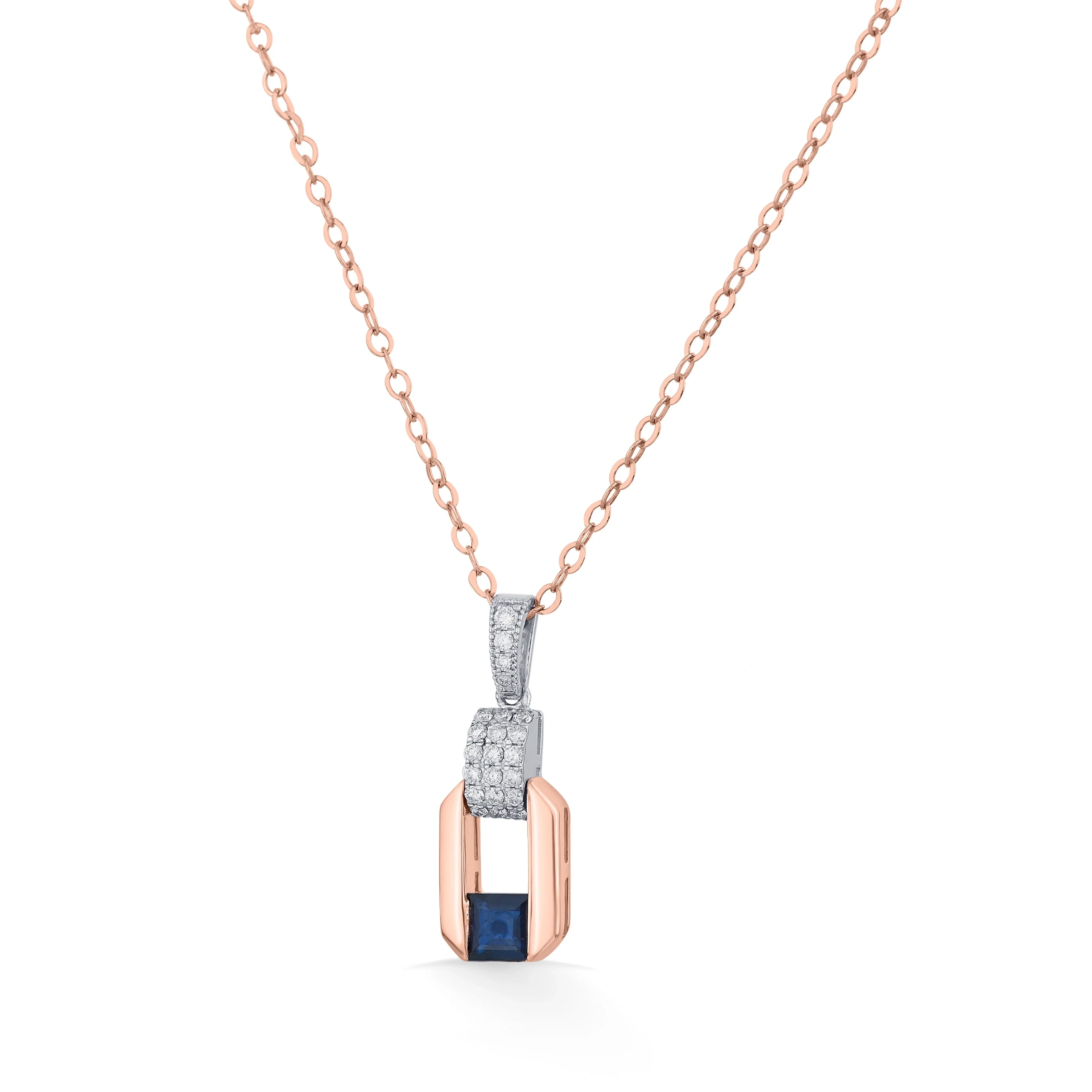 Sapphire Prism Luxe Pendant - Image 2
