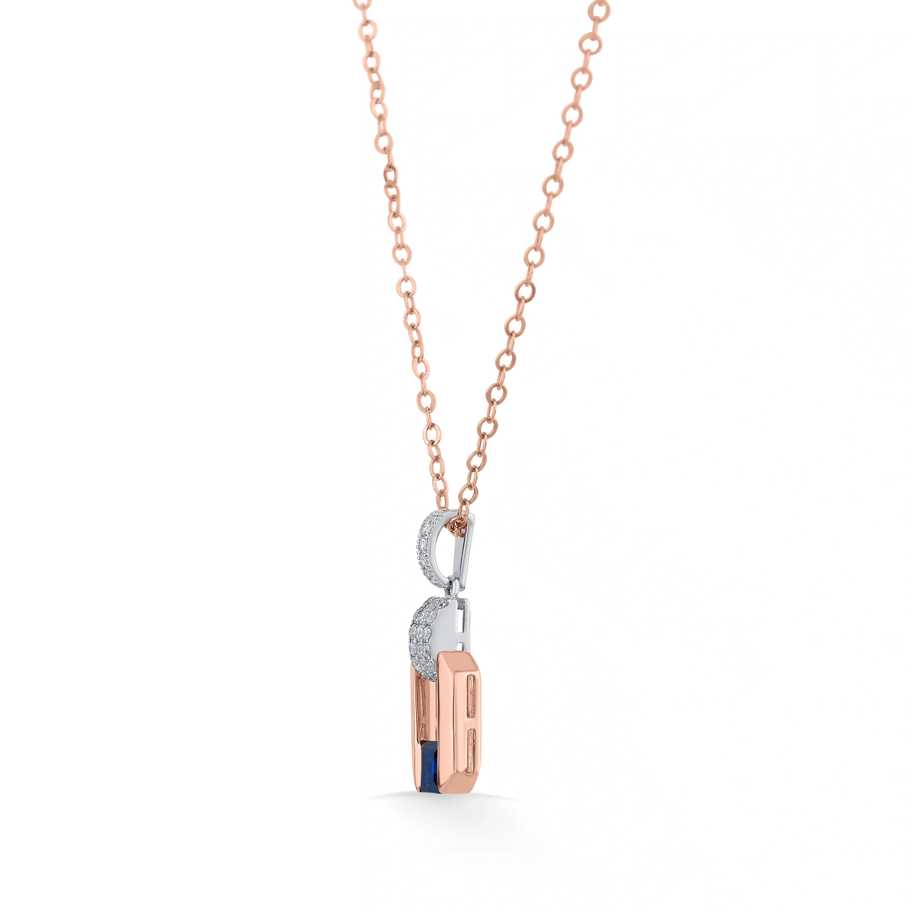 Sapphire Prism Luxe Pendant - Image 3