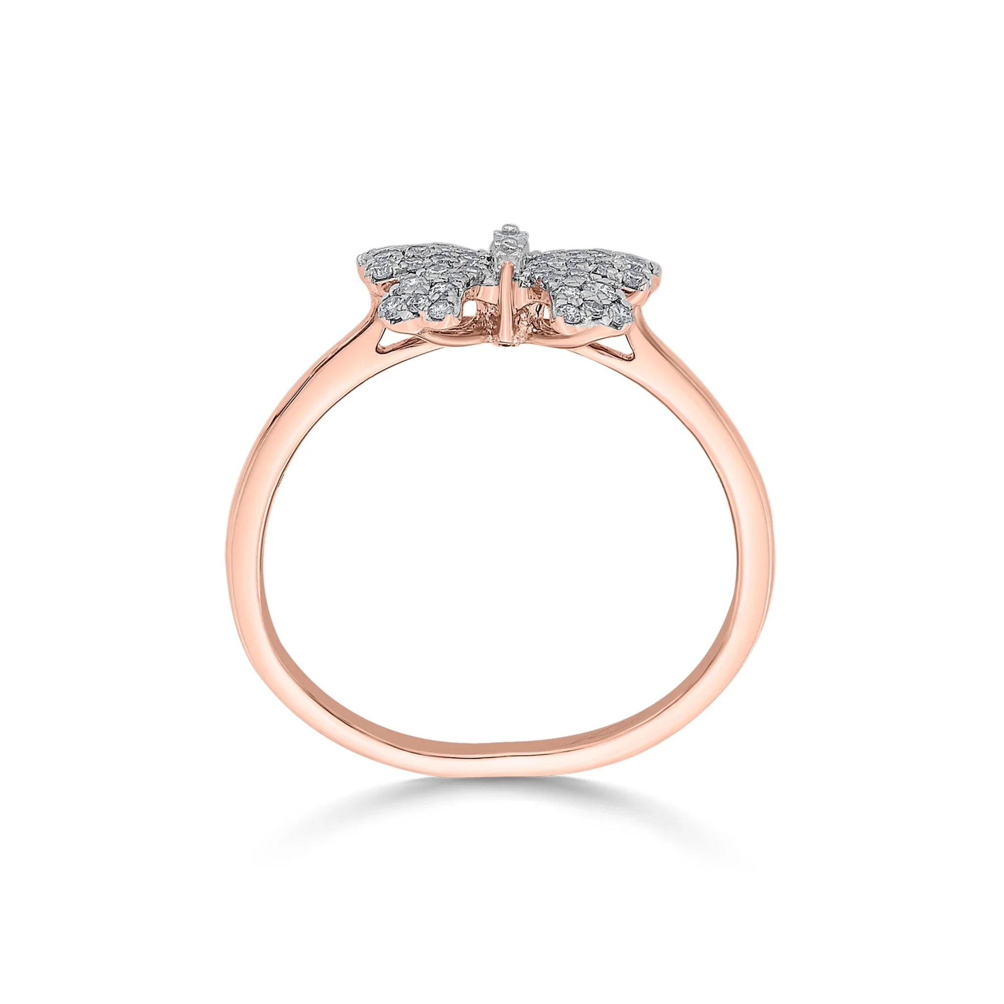 Sassy Diamond Bow Bliss Ring - Image 4