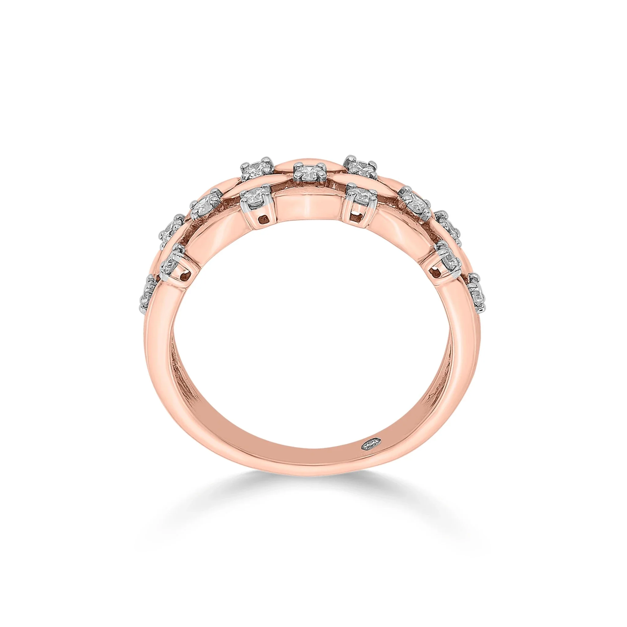 Sassy Diamond Honeycomb Ring - Image 4