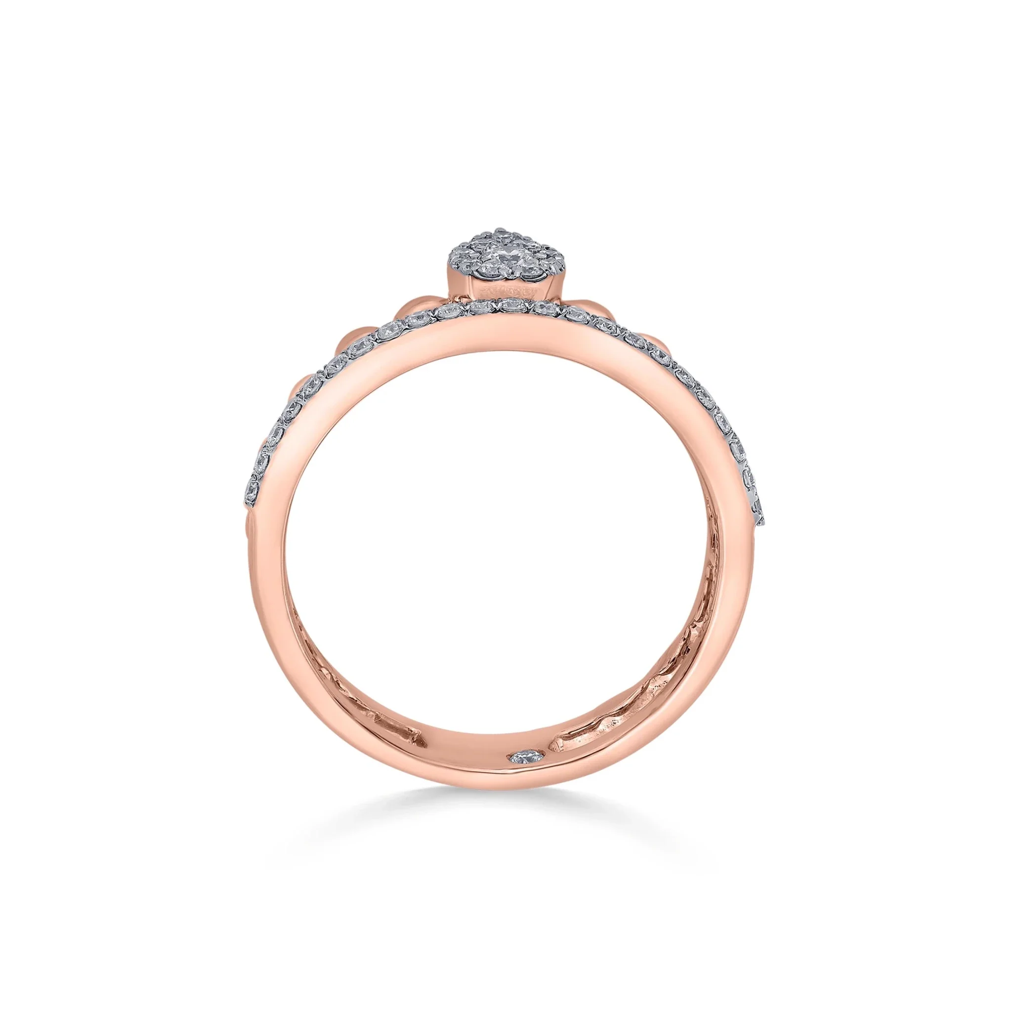 Sassy Diamond Tiara Ring - Image 3