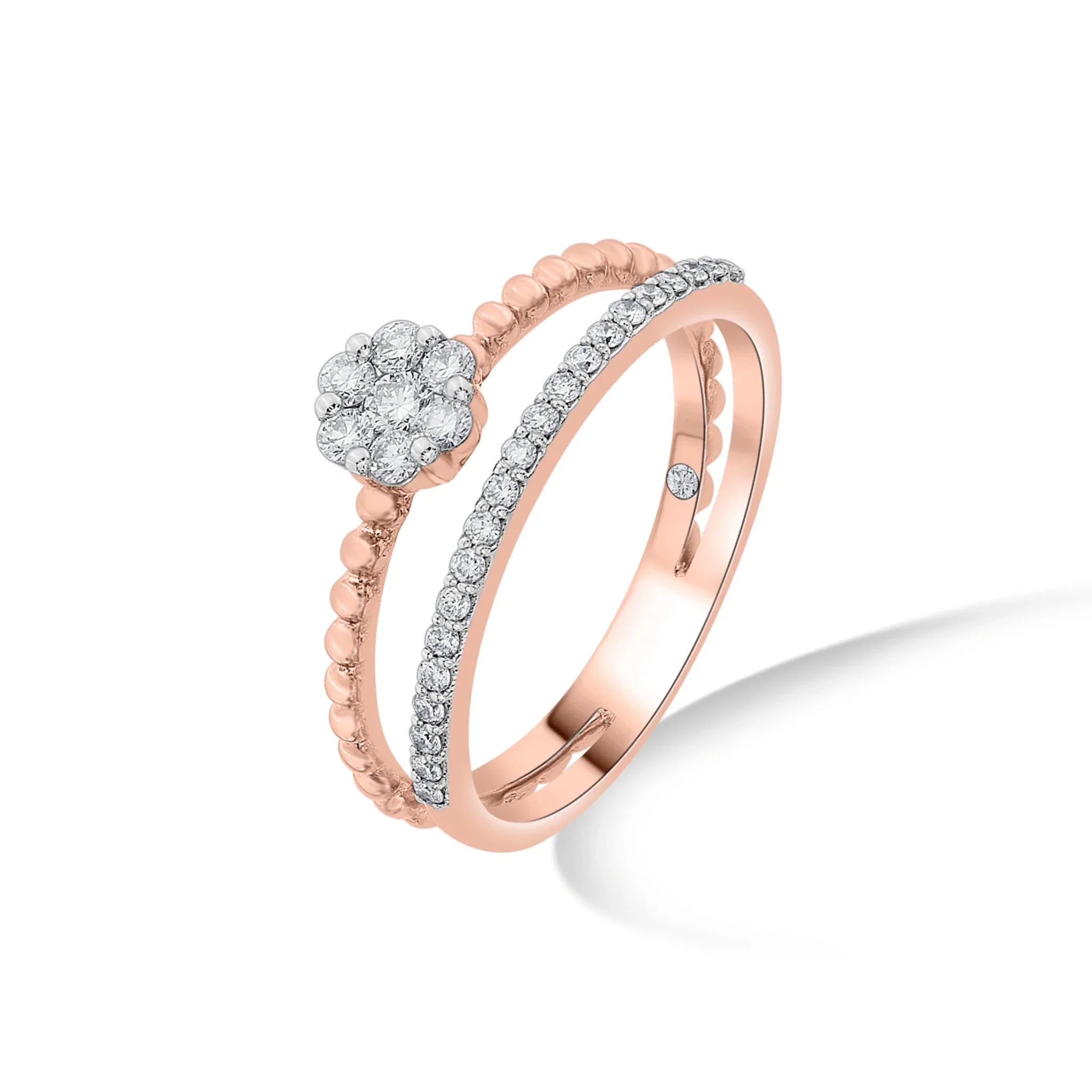 Sassy Glamour Petal Fusion Ring