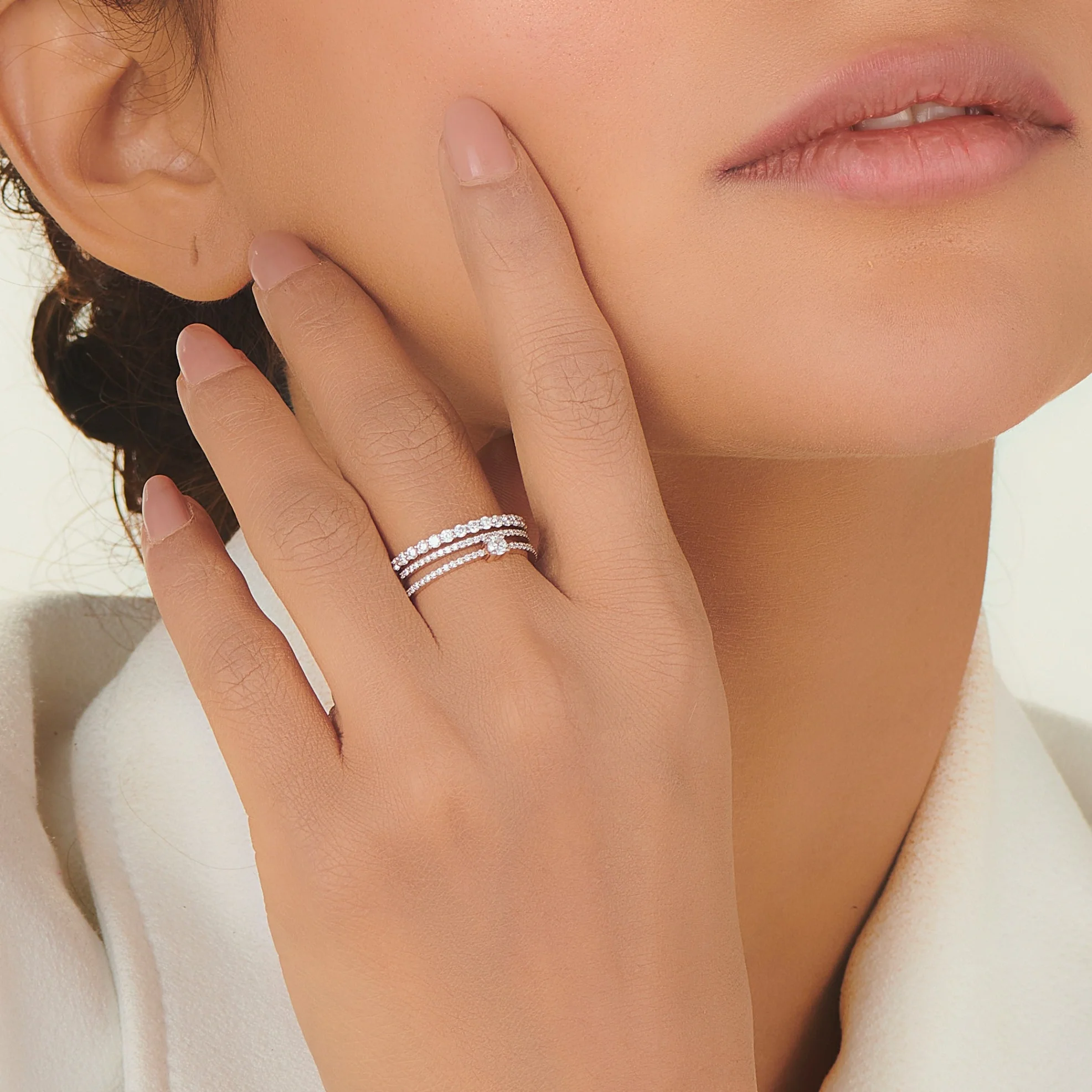 Sassy Glitterati Statement Ring - Image 2