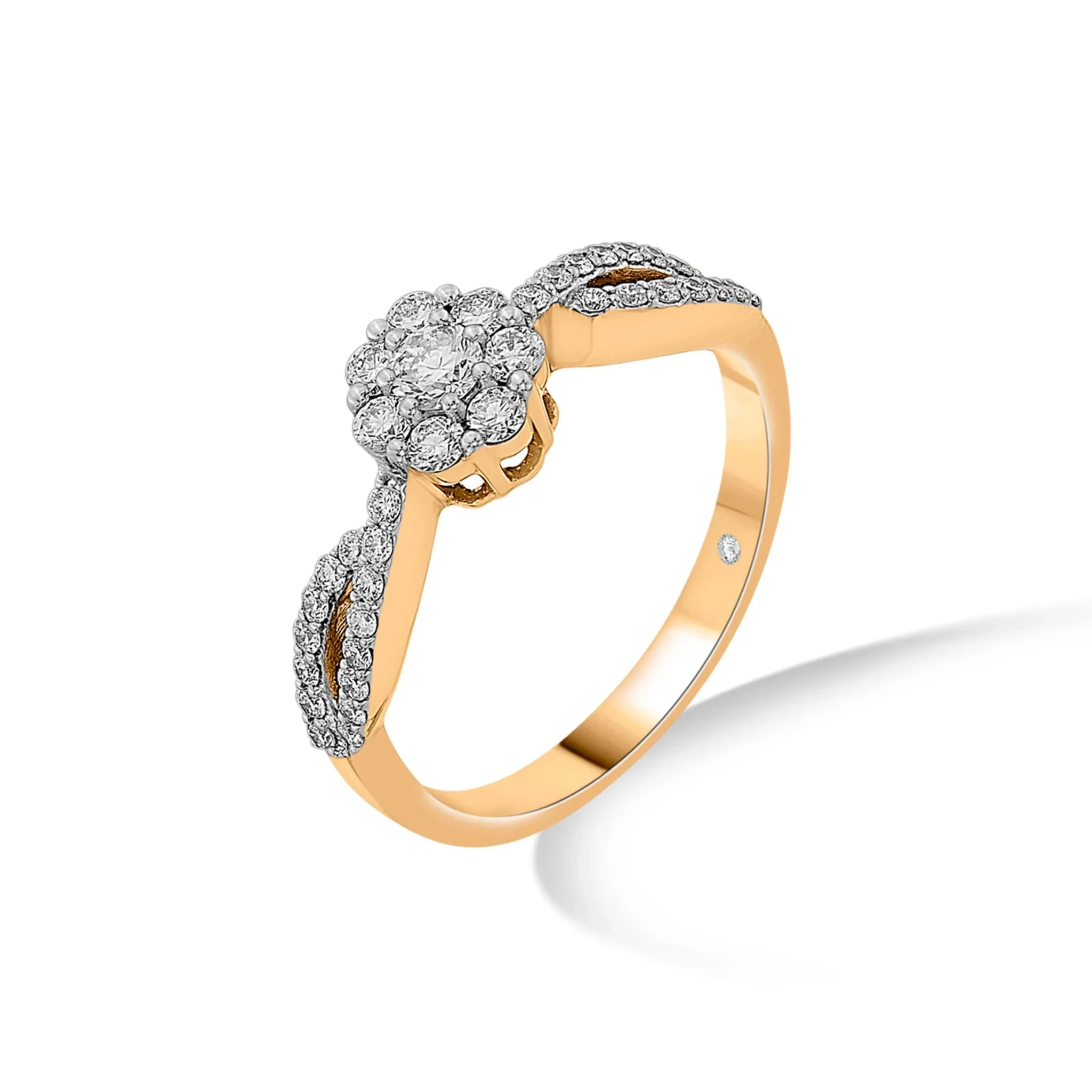 Sassy Golden Bloom Elegance Ring