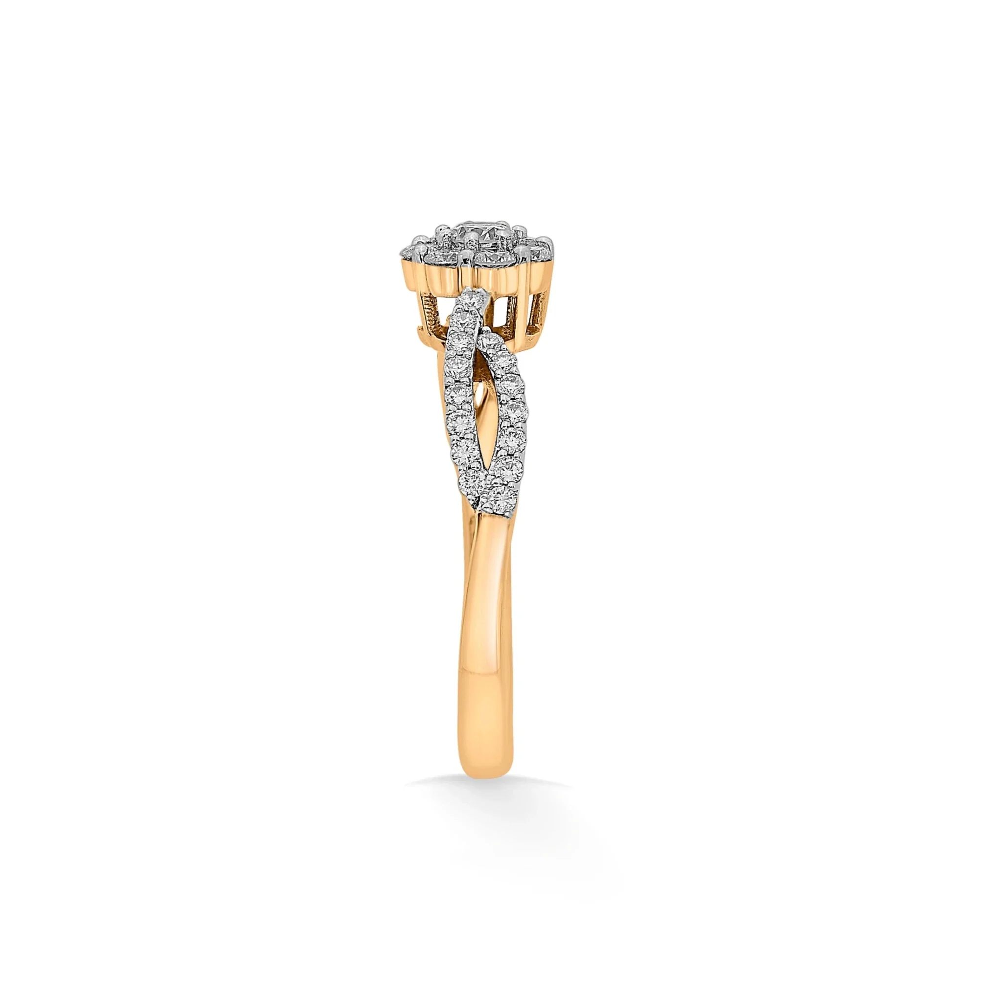 Sassy Golden Bloom Elegance Ring - Image 5