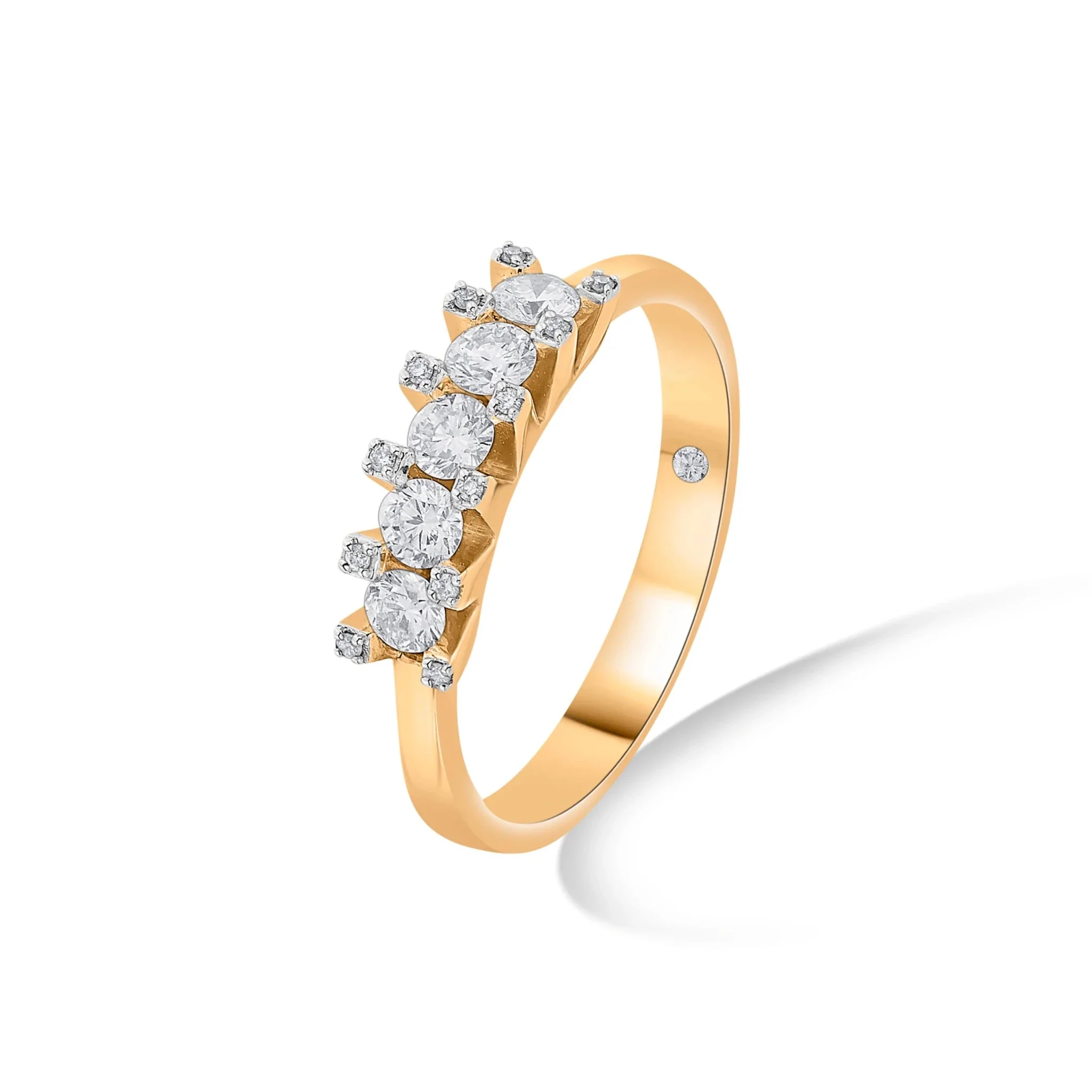 Sassy Golden Starlight Symphony Ring