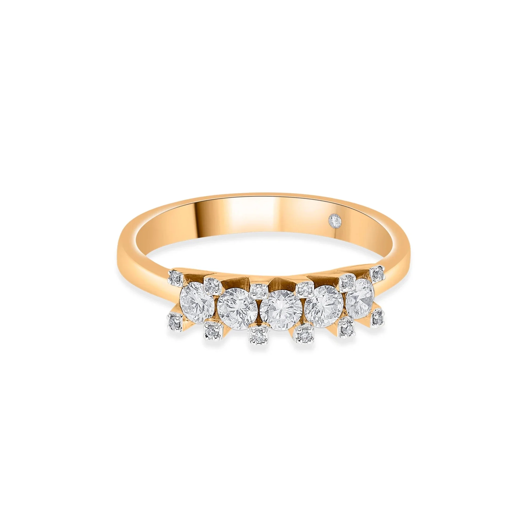 Sassy Golden Starlight Symphony Ring - Image 3